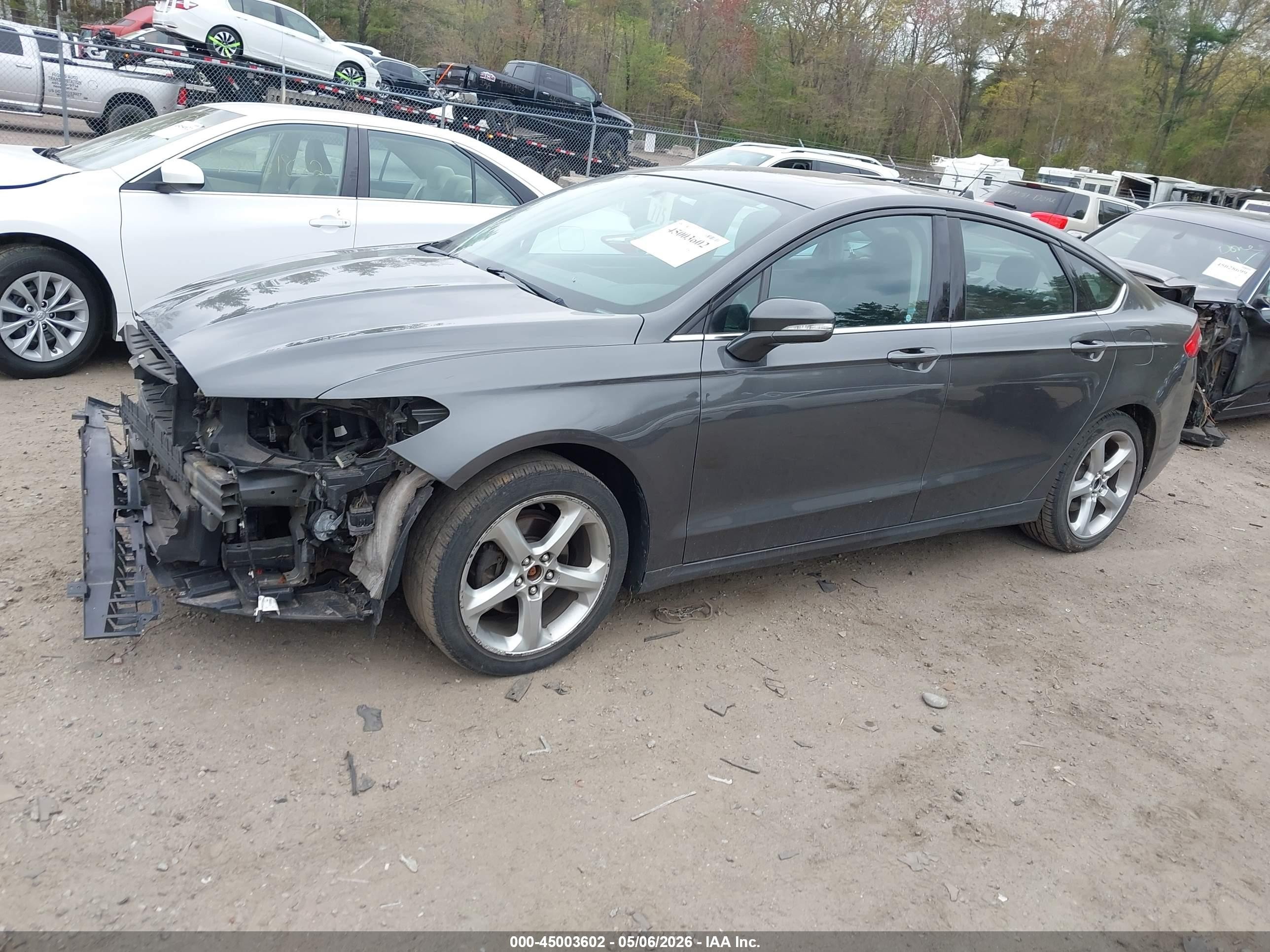 2015 Ford Fusion Se Серый vin: 3FA6P0H7XFR201913