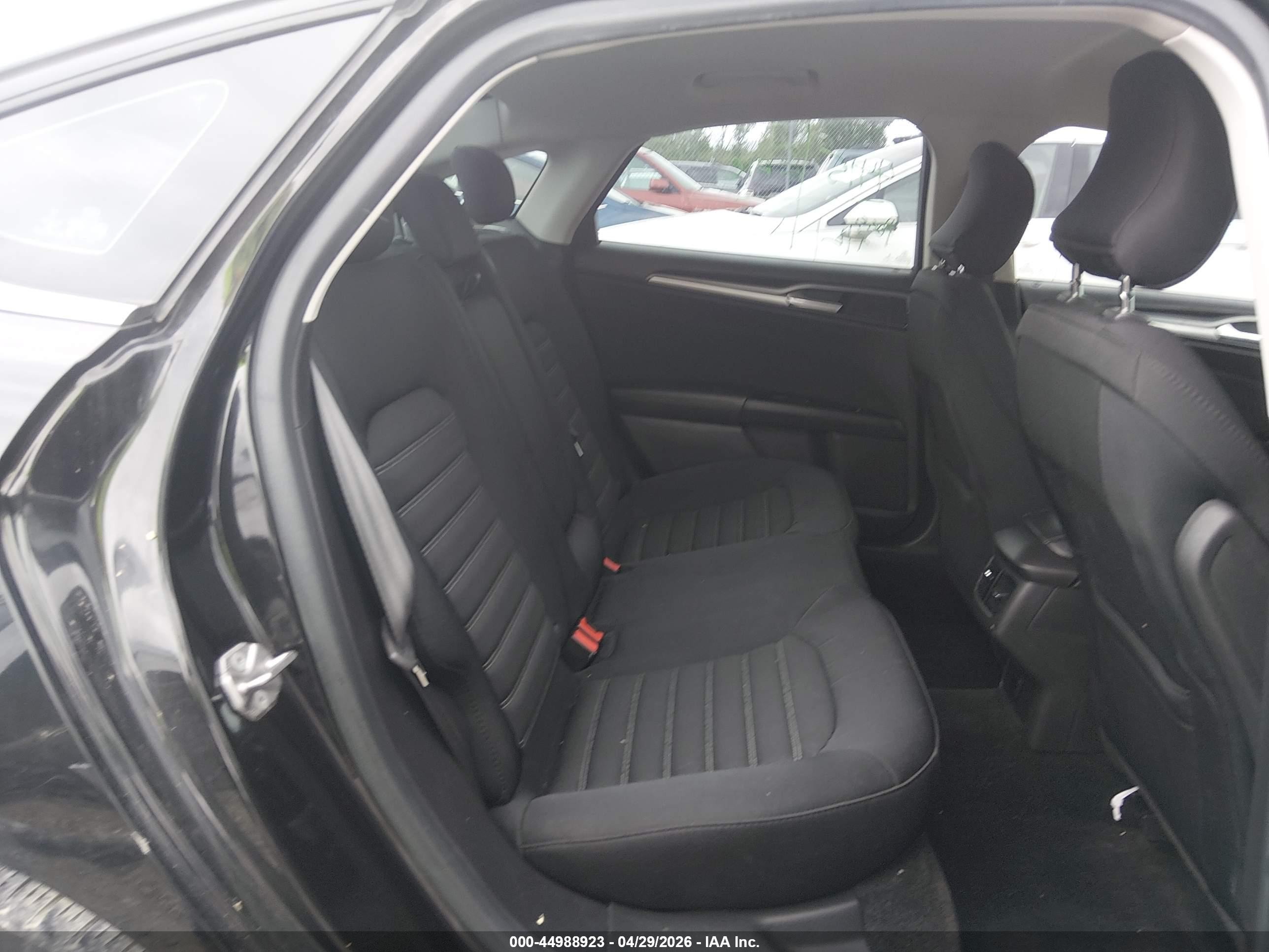 2015 Ford Fusion Se Black vin: 3FA6P0H7XFR202964