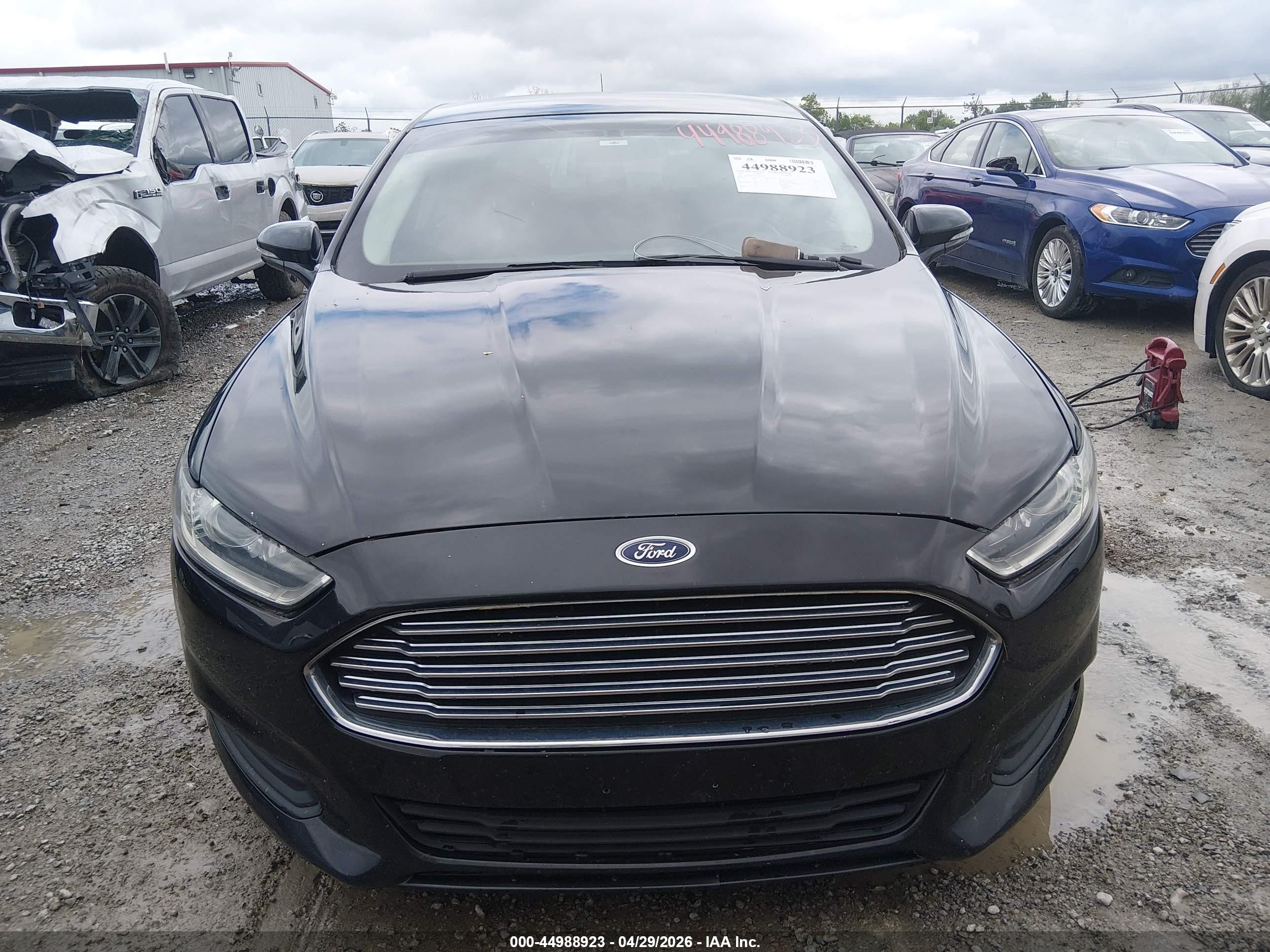 2015 Ford Fusion Se Black vin: 3FA6P0H7XFR202964