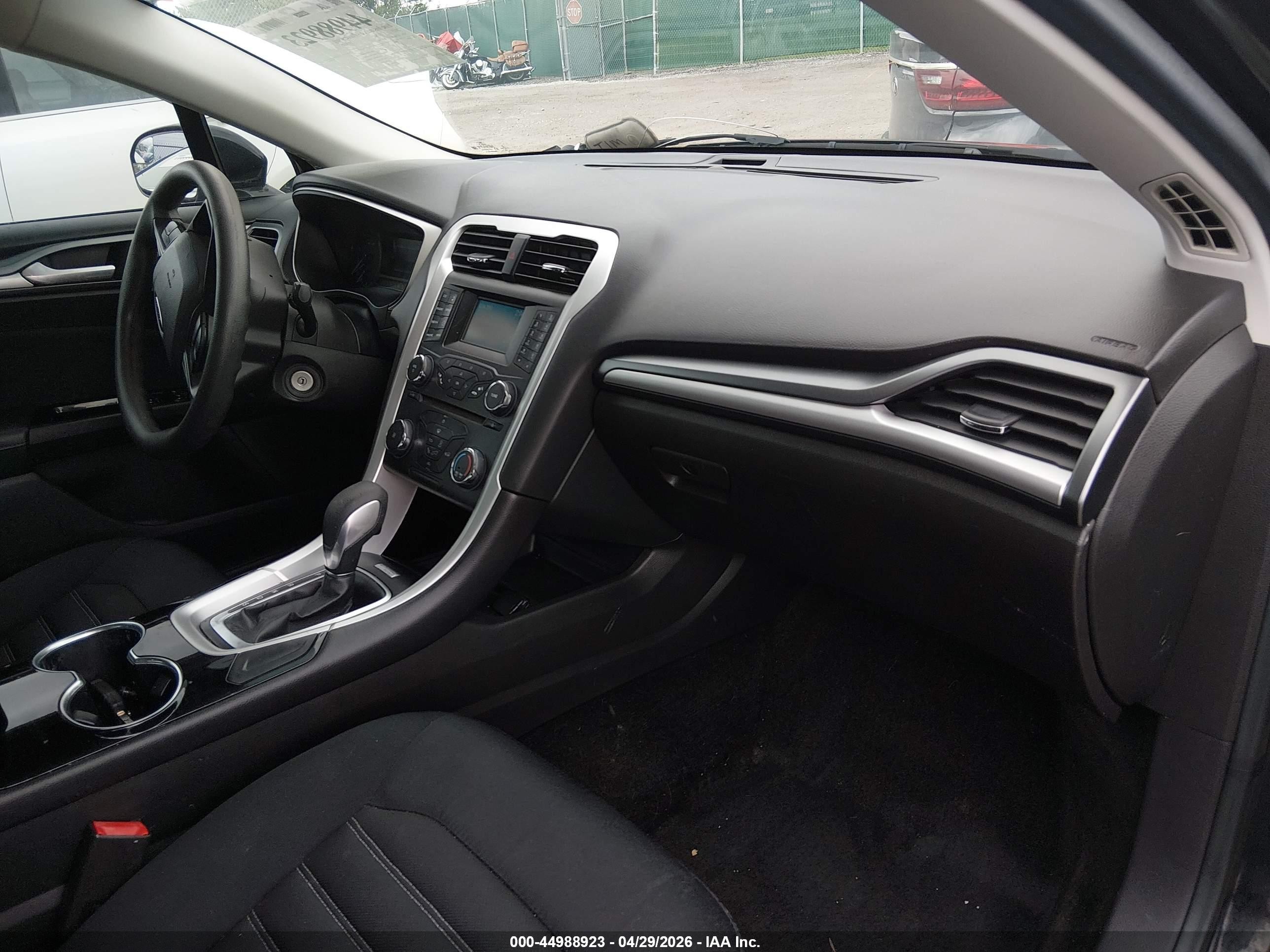 2015 Ford Fusion Se Black vin: 3FA6P0H7XFR202964