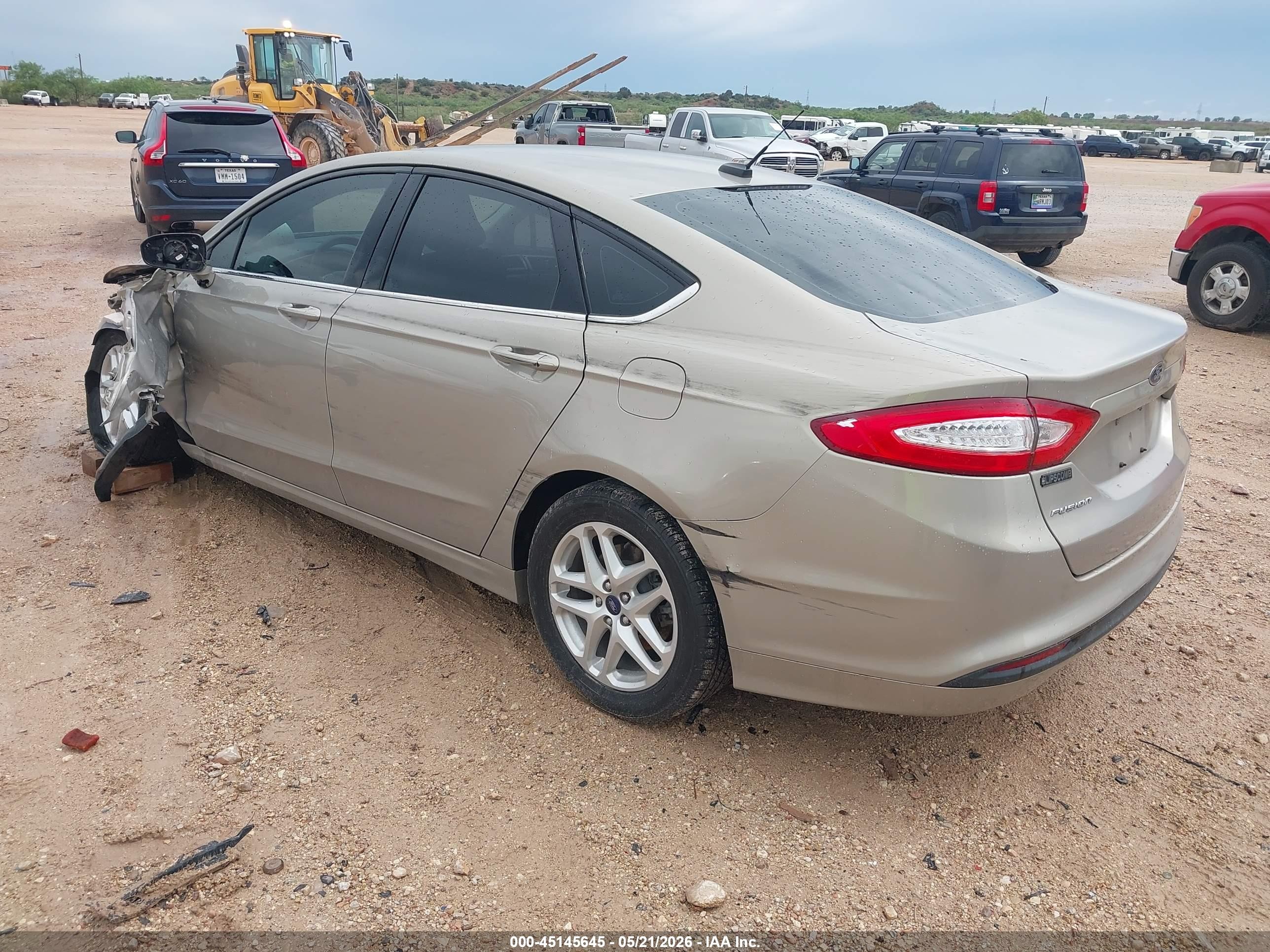 2015 Ford Fusion Se Brown vin: 3FA6P0H7XFR205699