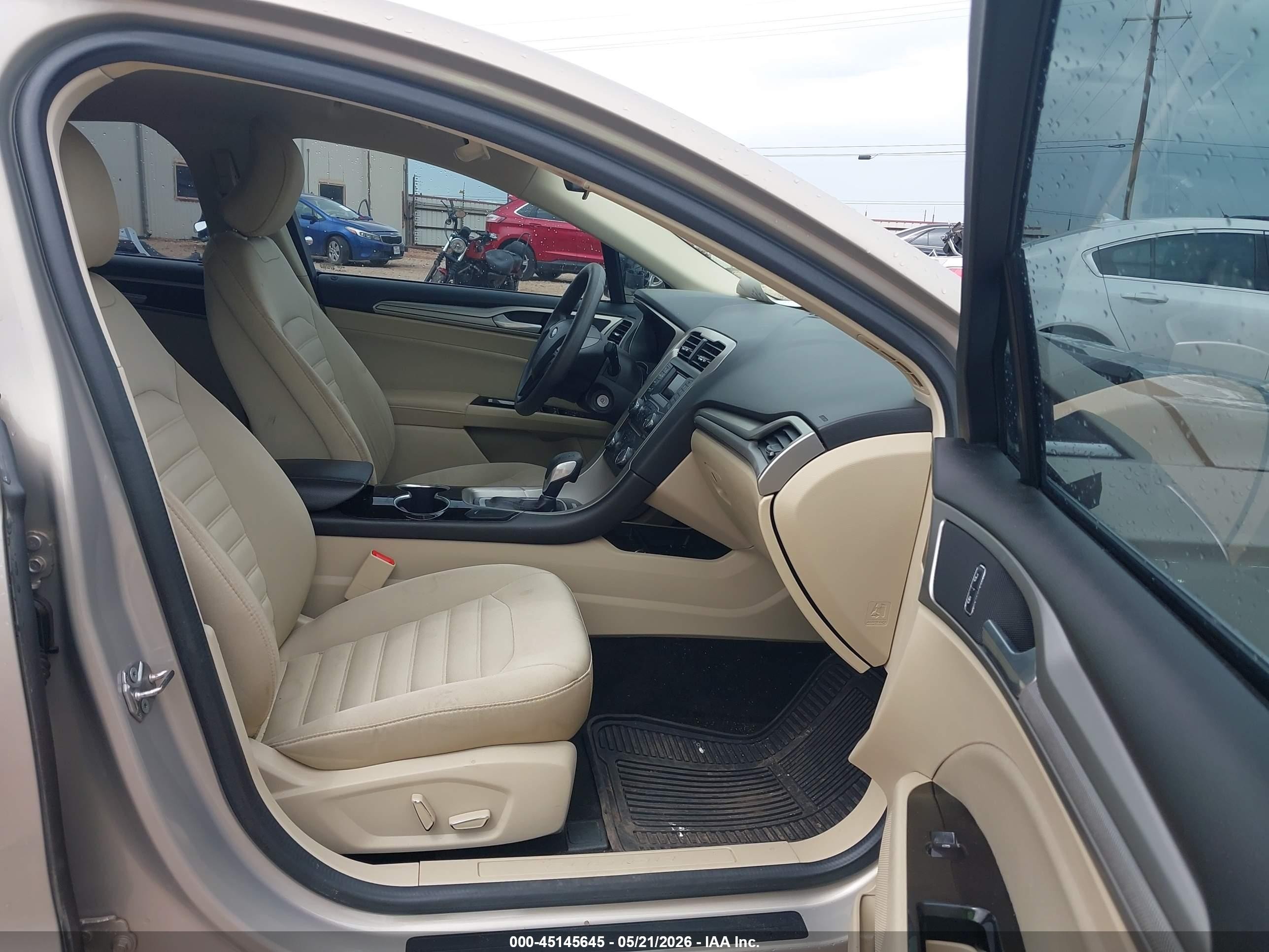2015 Ford Fusion Se Brown vin: 3FA6P0H7XFR205699