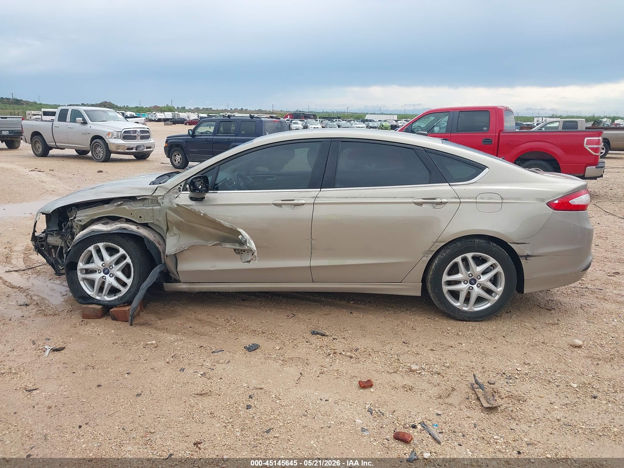 2015 Ford Fusion Se Brown vin: 3FA6P0H7XFR205699