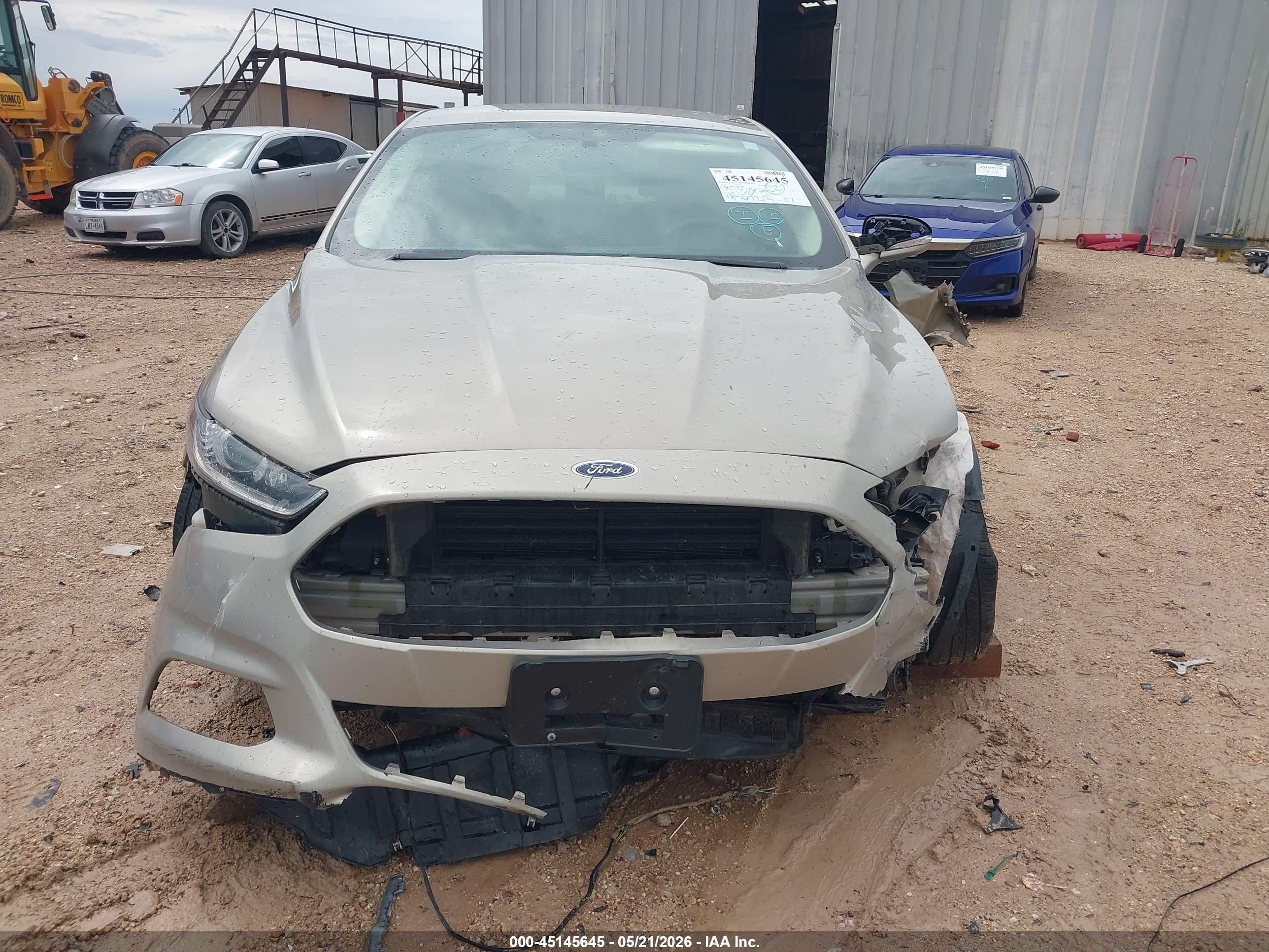 2015 Ford Fusion Se Brown vin: 3FA6P0H7XFR205699