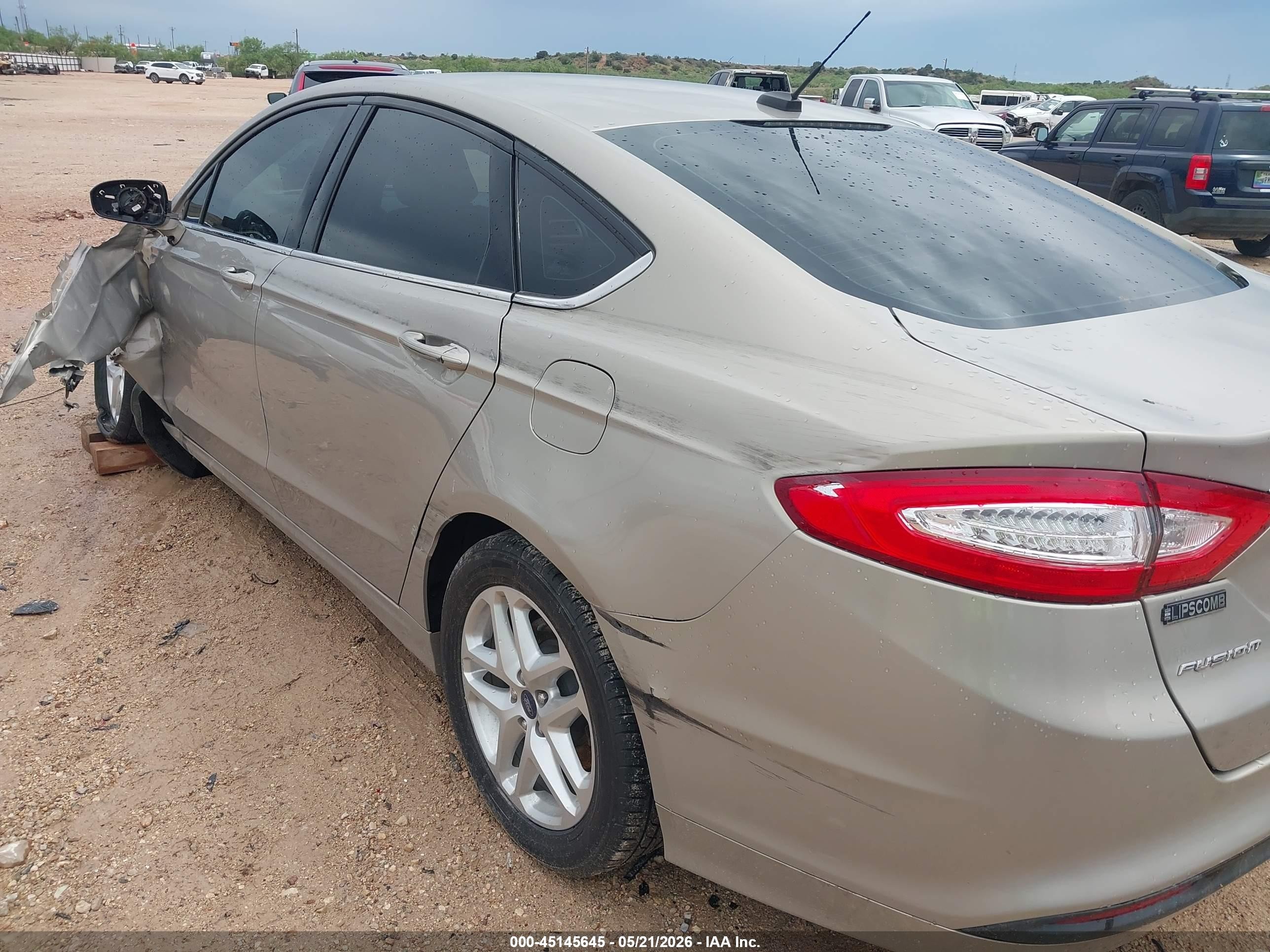 2015 Ford Fusion Se Brown vin: 3FA6P0H7XFR205699