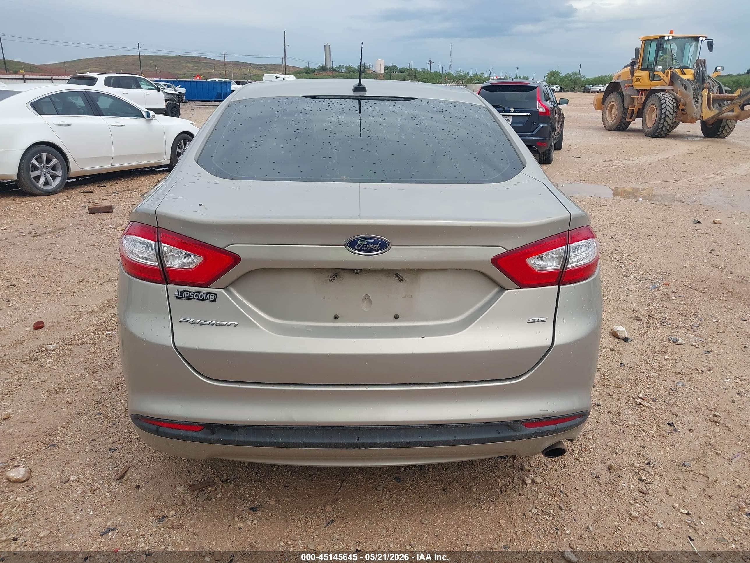 2015 Ford Fusion Se Brown vin: 3FA6P0H7XFR205699