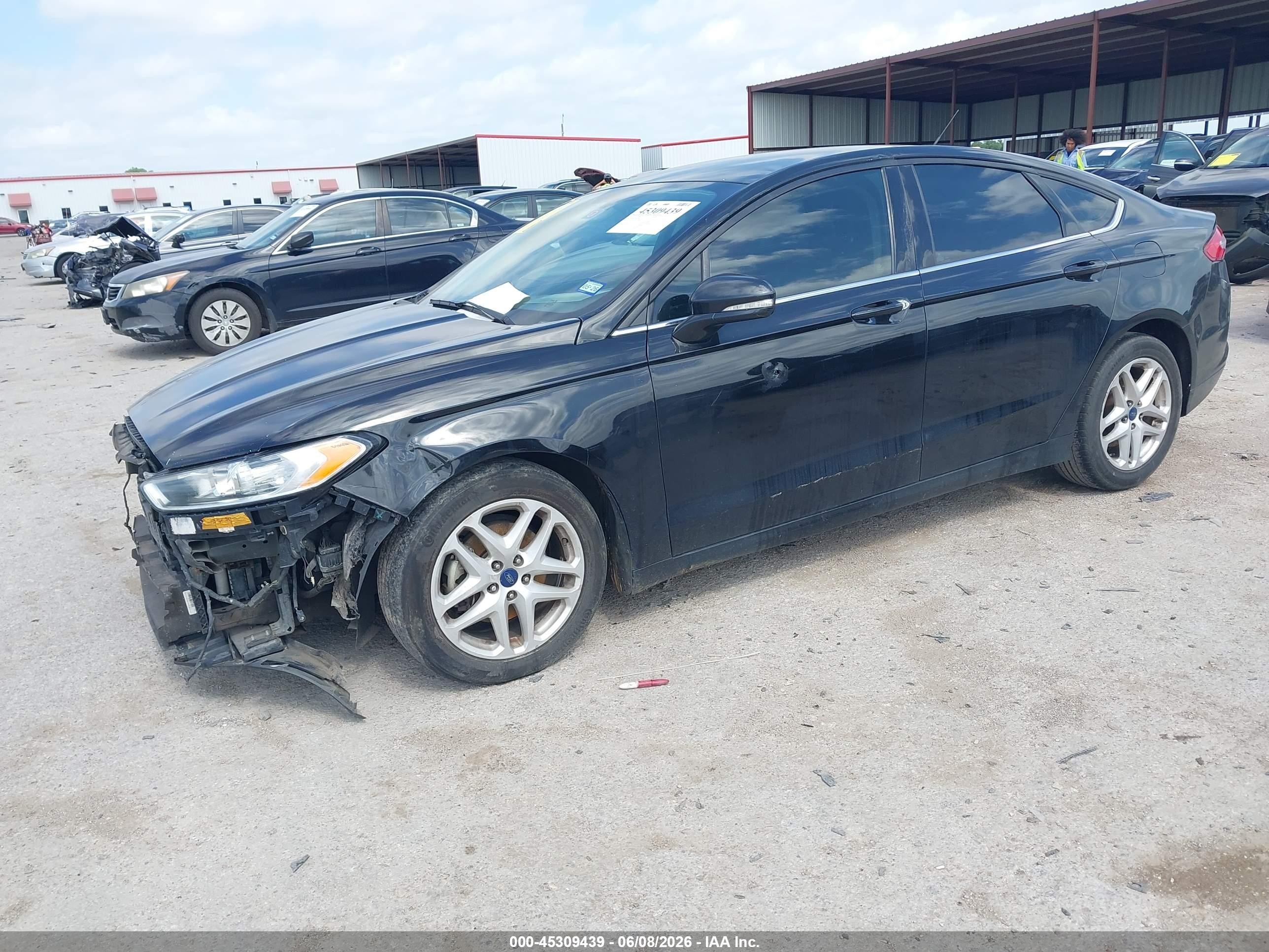 2015 Ford Fusion Se Black vin: 3FA6P0H7XFR229288