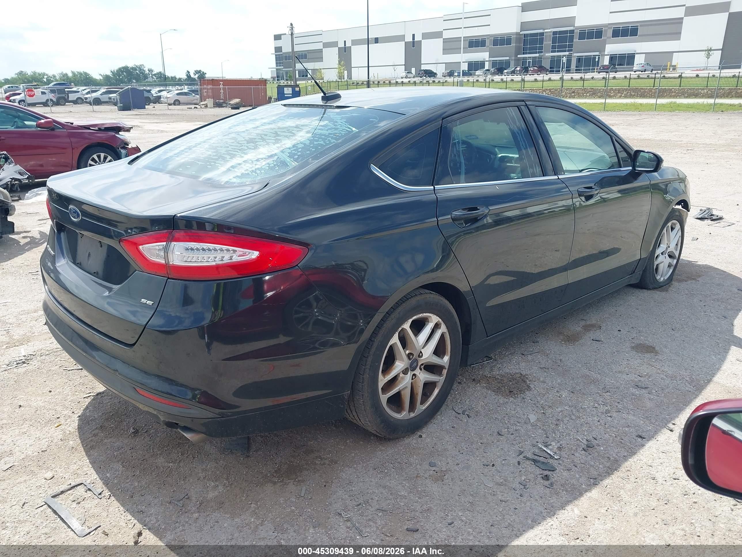 2015 Ford Fusion Se Black vin: 3FA6P0H7XFR229288