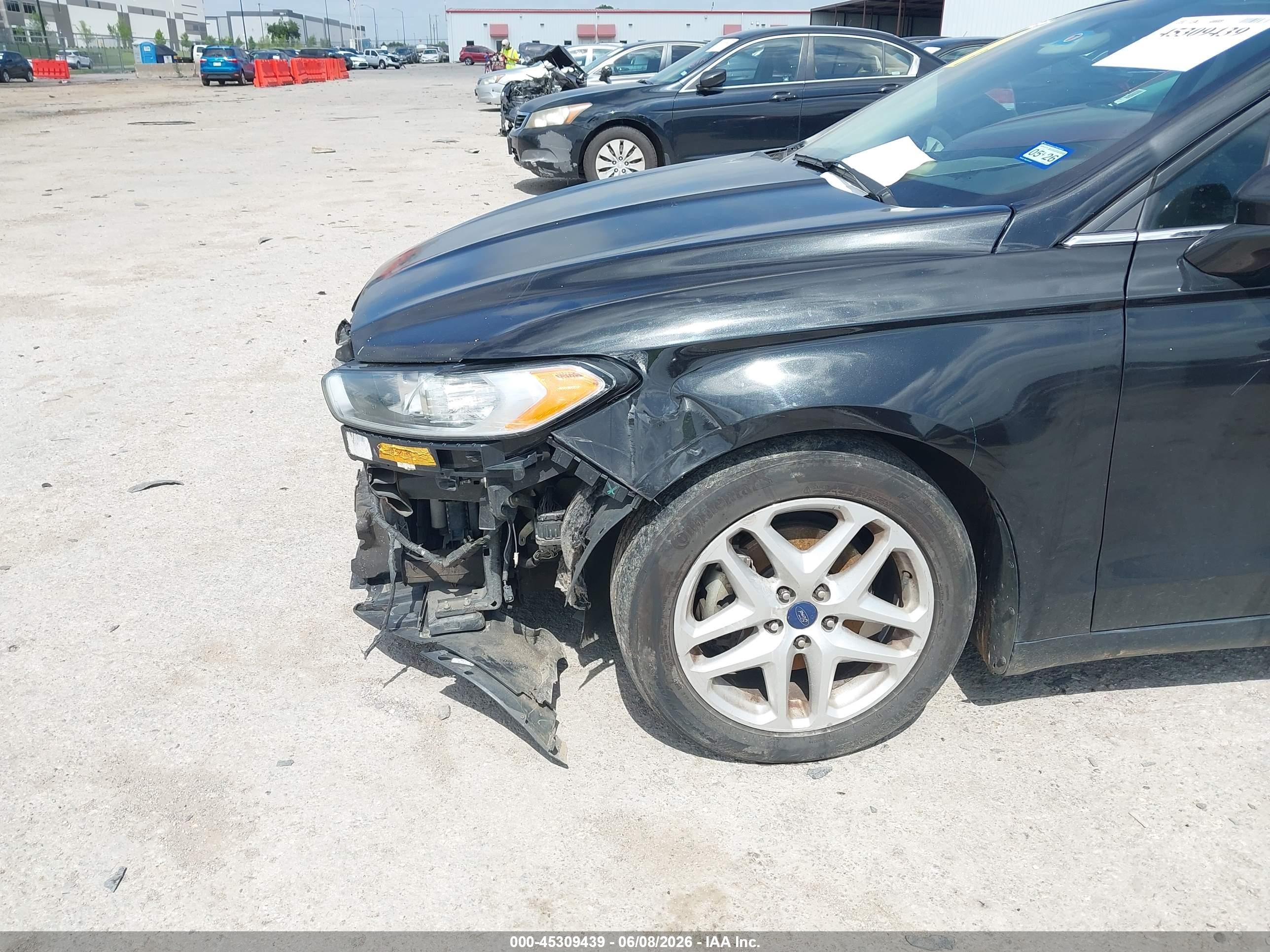 2015 Ford Fusion Se Black vin: 3FA6P0H7XFR229288