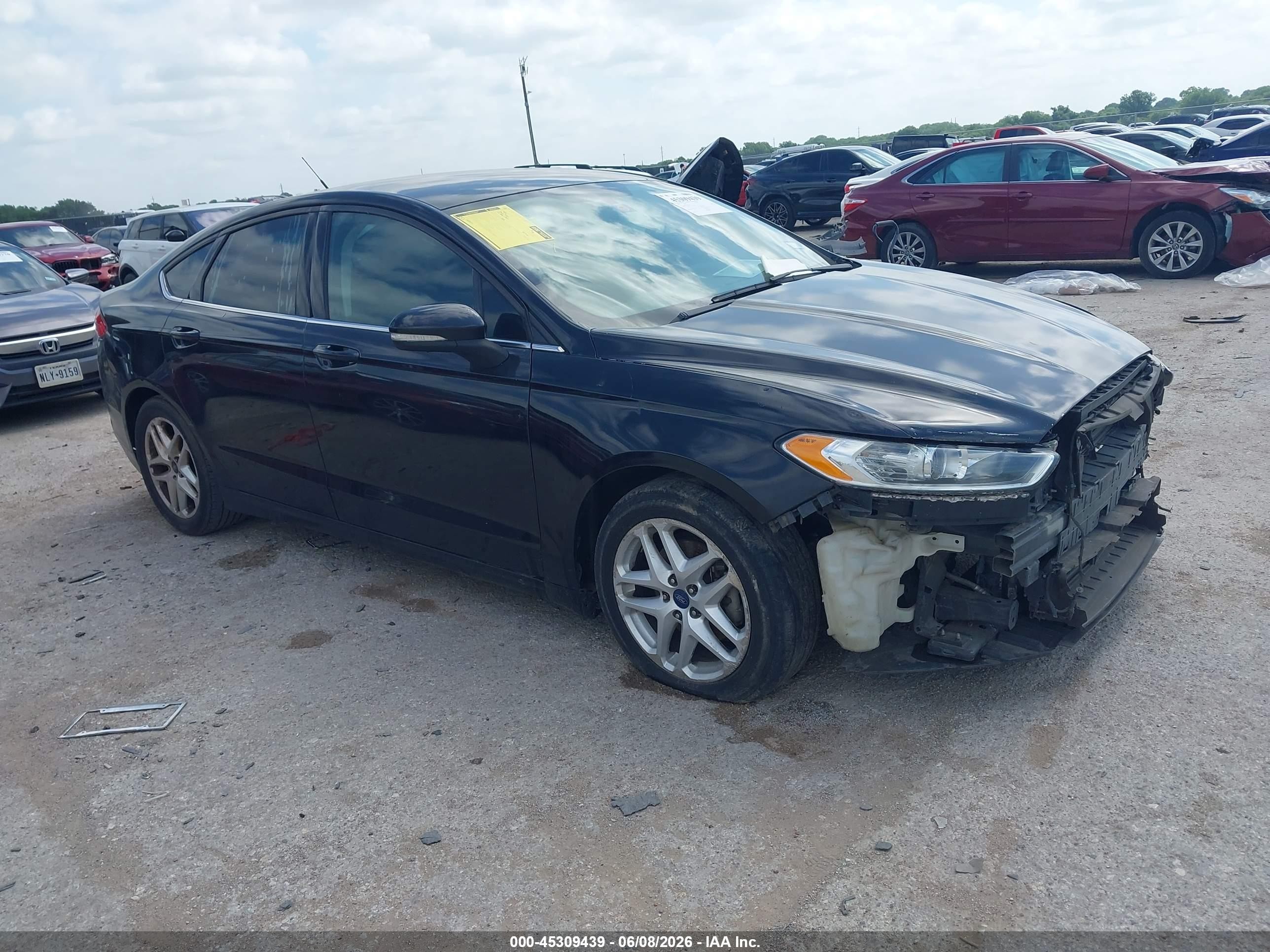 2015 Ford Fusion Se Black vin: 3FA6P0H7XFR229288
