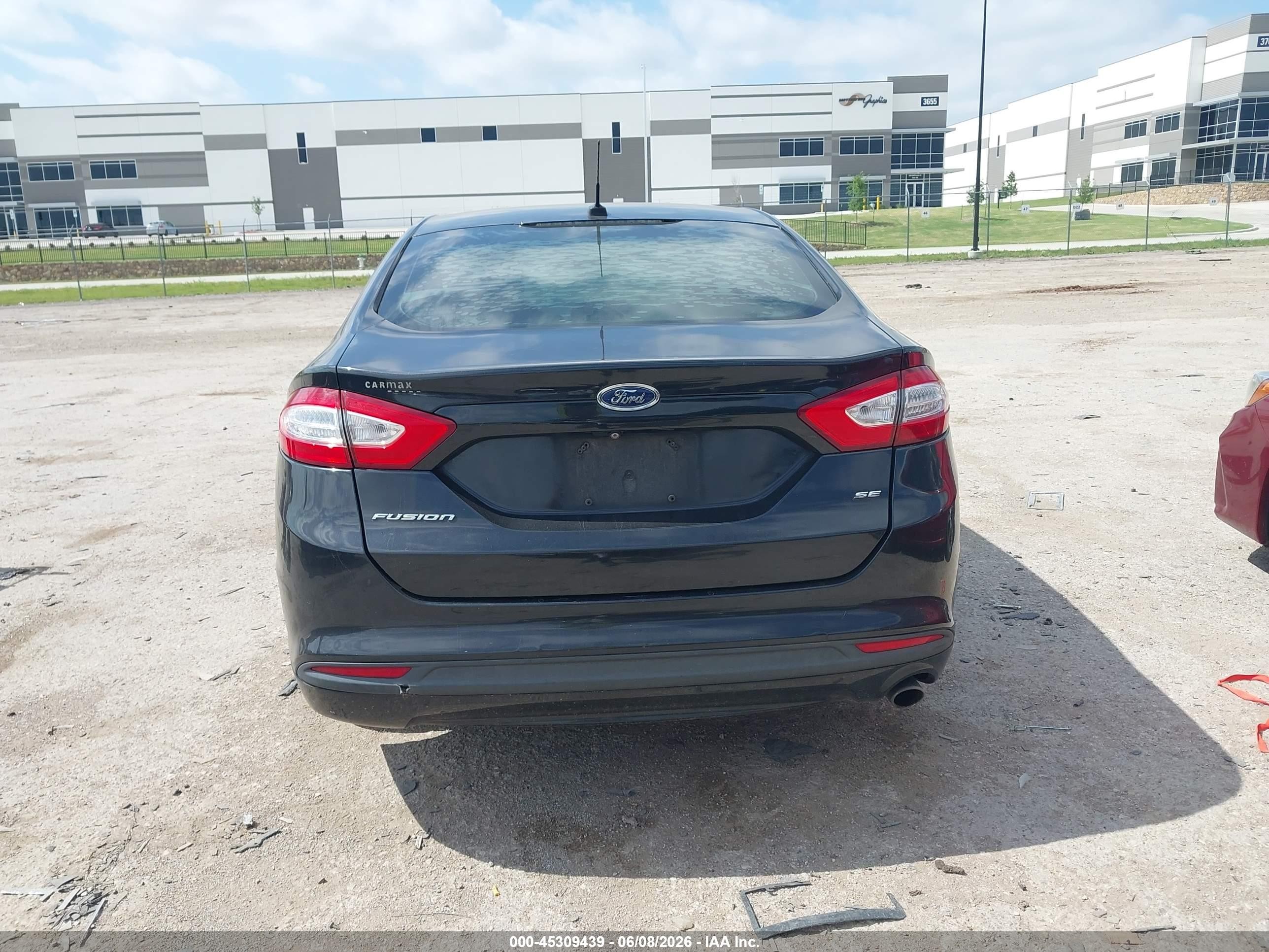 2015 Ford Fusion Se Black vin: 3FA6P0H7XFR229288