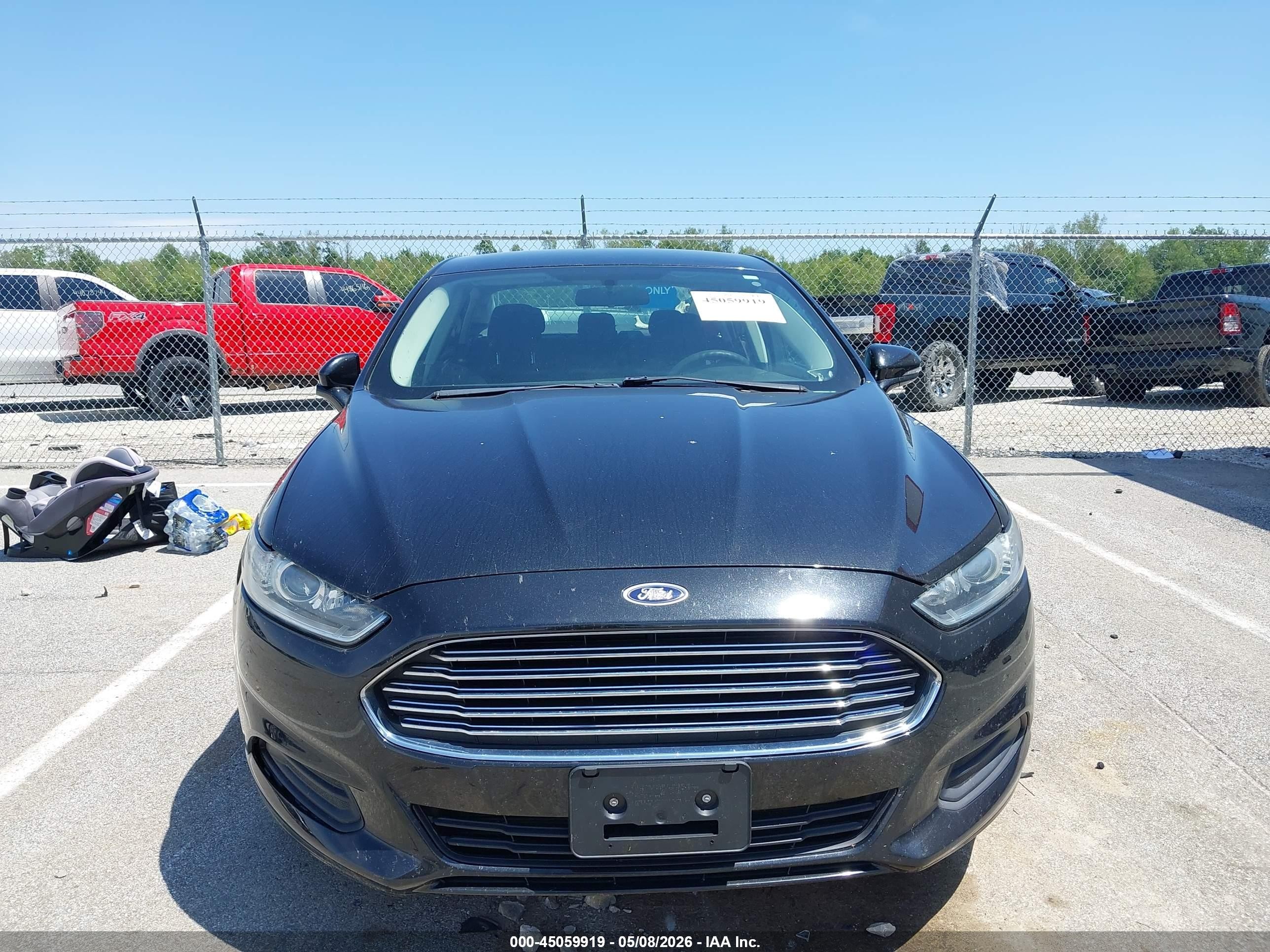 2015 Ford Fusion Se Black vin: 3FA6P0H7XFR243398