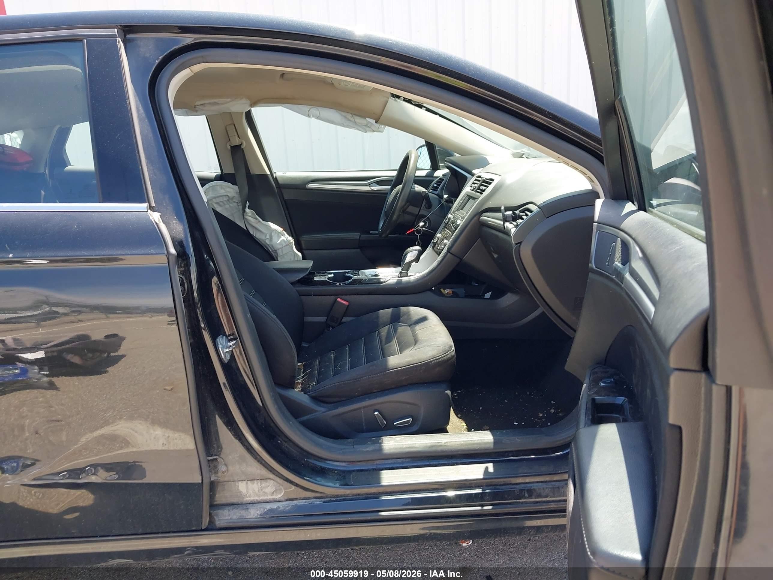 2015 Ford Fusion Se Black vin: 3FA6P0H7XFR243398
