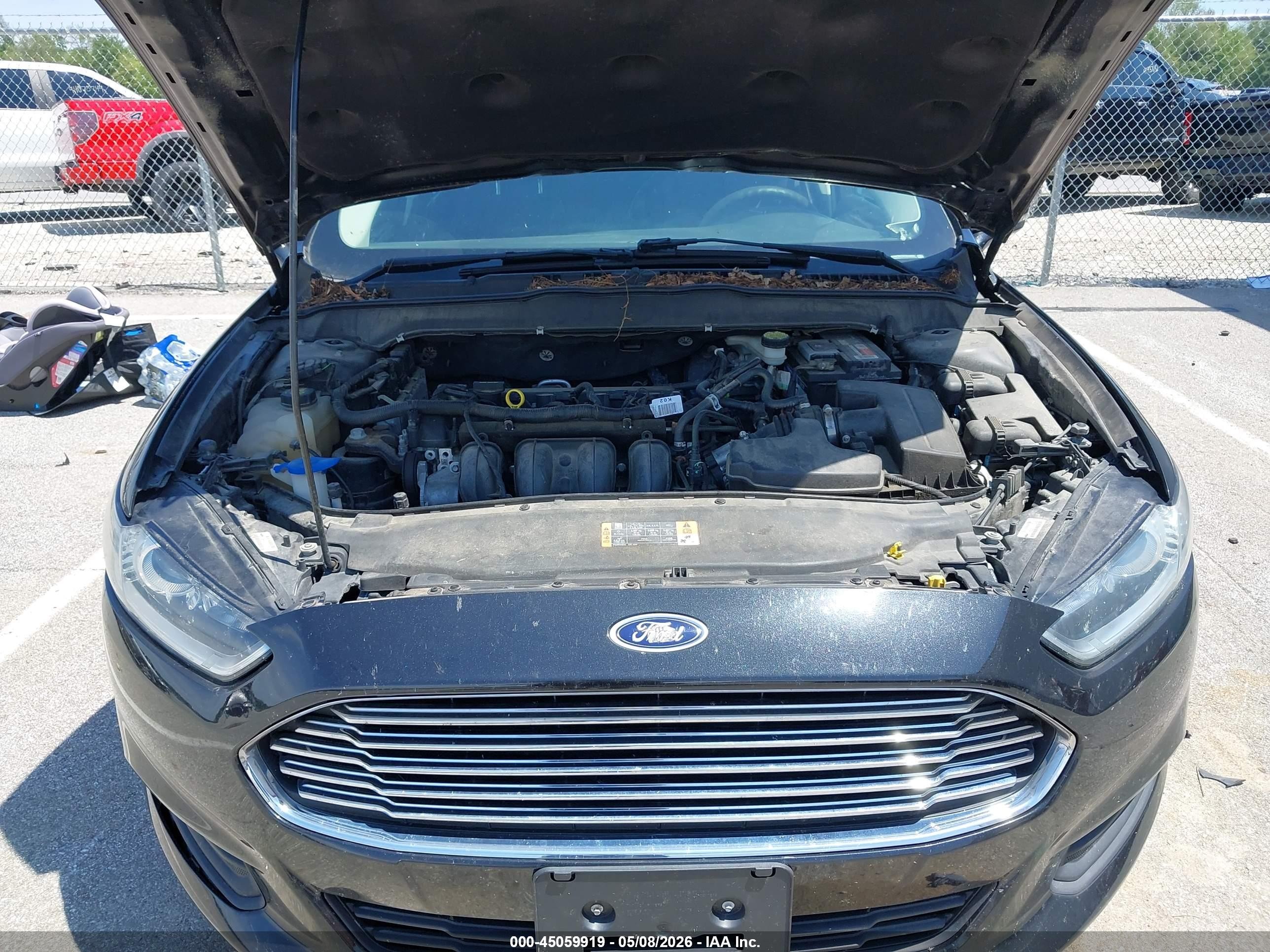 2015 Ford Fusion Se Black vin: 3FA6P0H7XFR243398