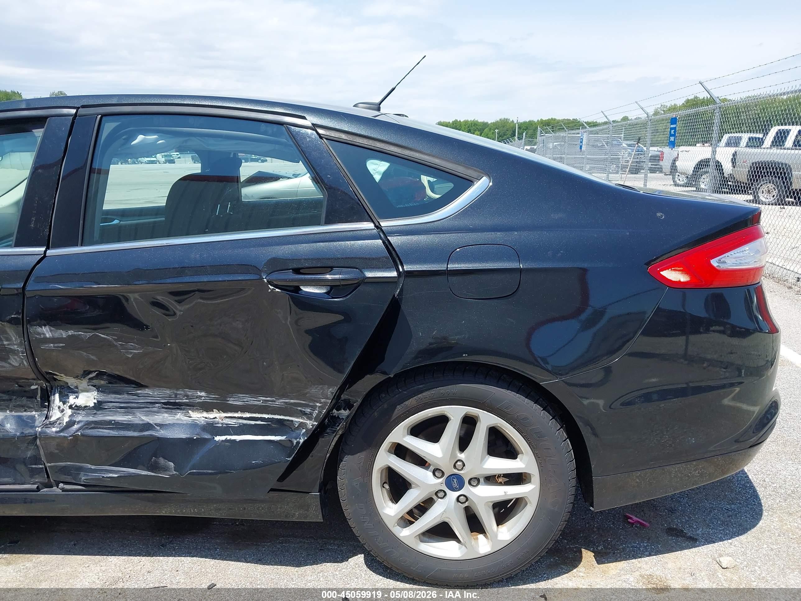 2015 Ford Fusion Se Black vin: 3FA6P0H7XFR243398