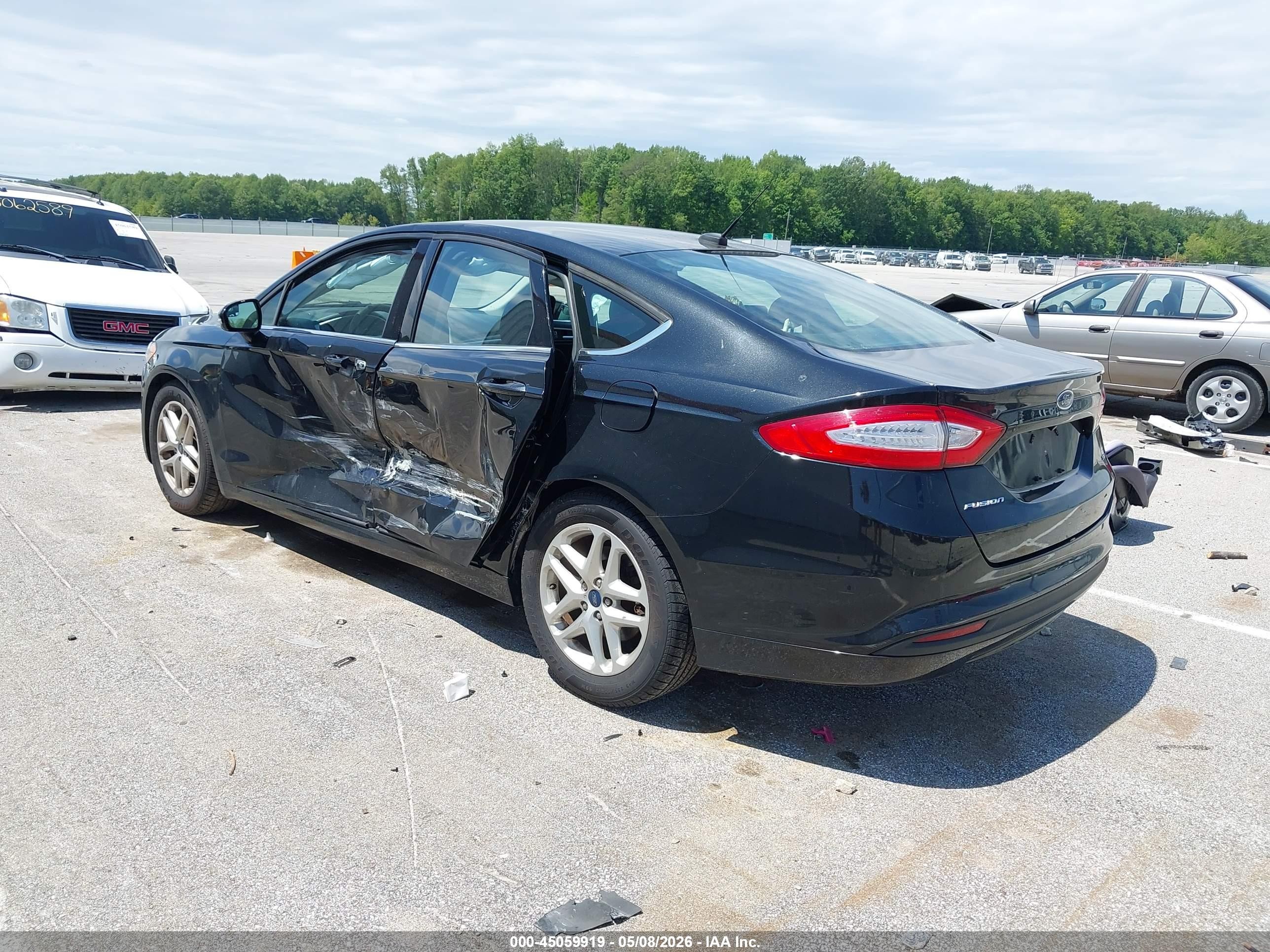 2015 Ford Fusion Se Black vin: 3FA6P0H7XFR243398