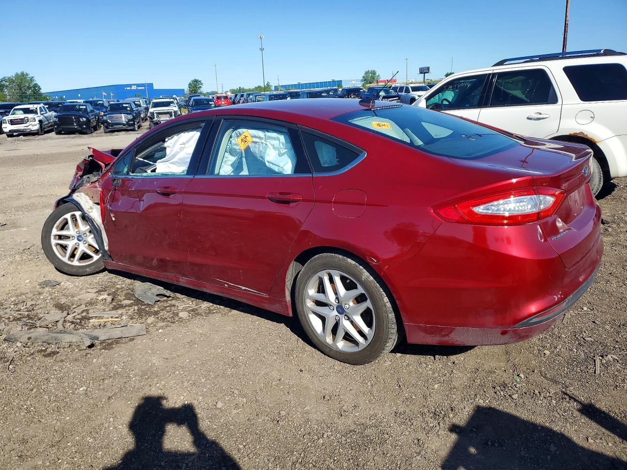2015 Ford Fusion Se Red vin: 3FA6P0H7XFR243885