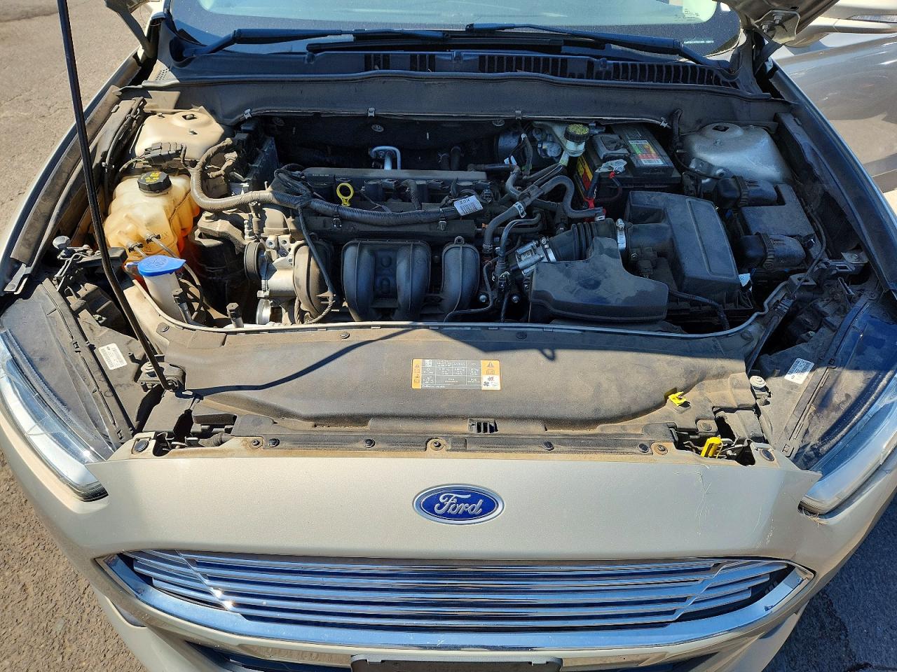 2015 Ford Fusion Se Beige vin: 3FA6P0H7XFR257690