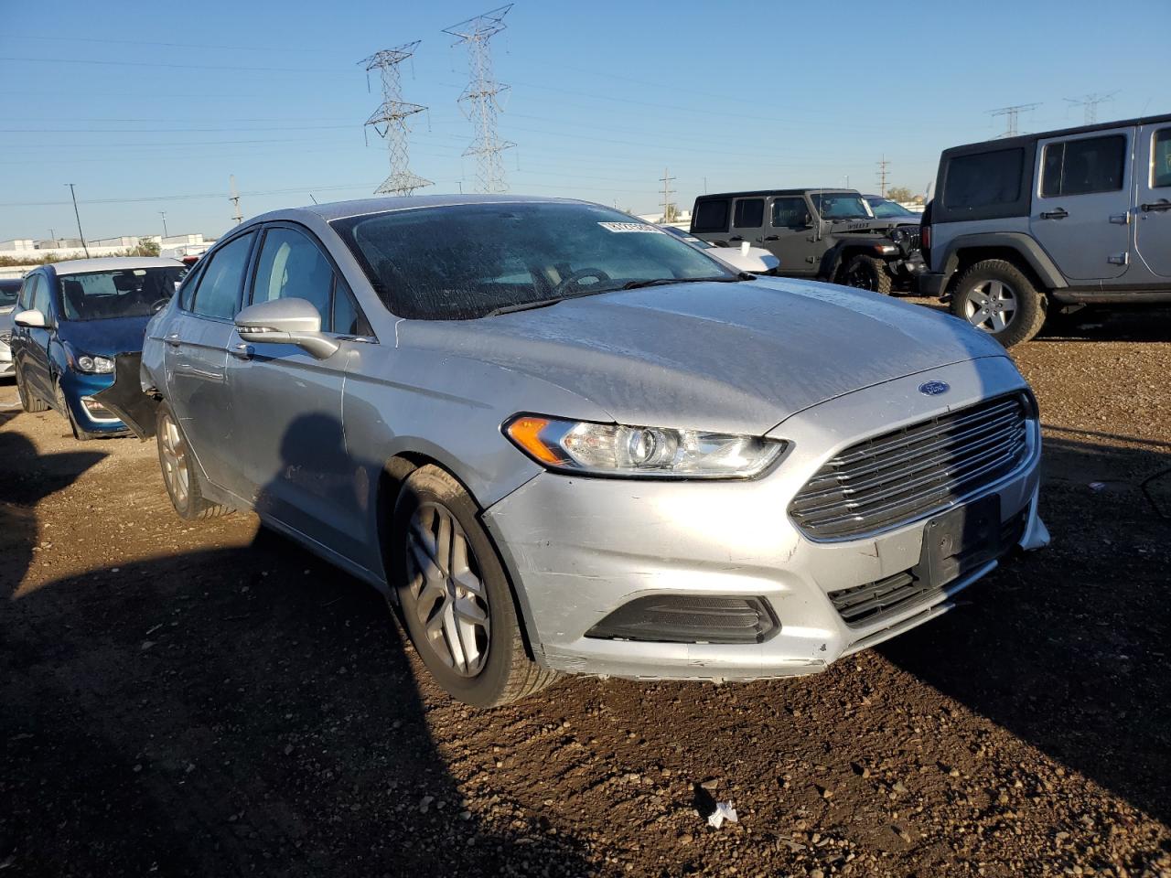 2015 Ford Fusion Se Silver vin: 3FA6P0H7XFR267880