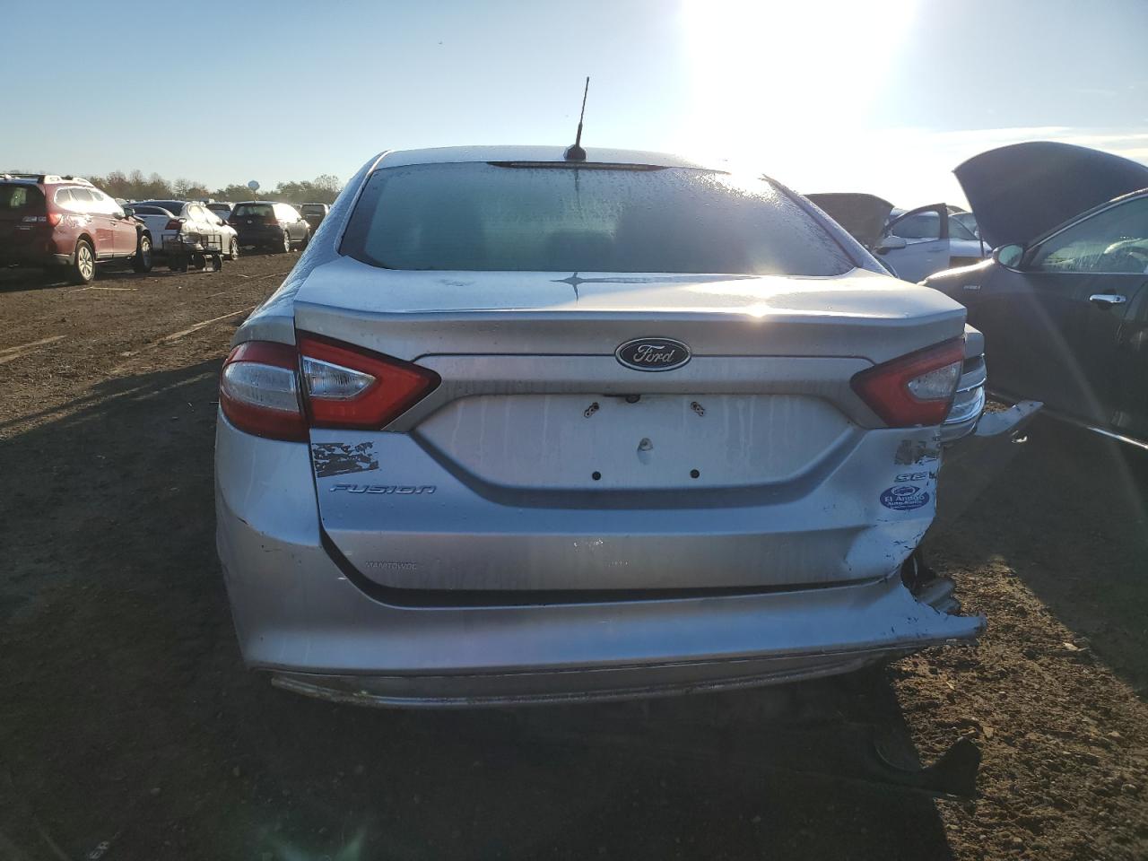 2015 Ford Fusion Se Silver vin: 3FA6P0H7XFR267880