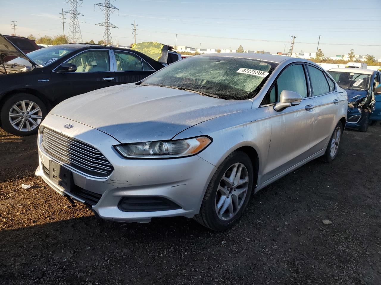 2015 Ford Fusion Se Silver vin: 3FA6P0H7XFR267880