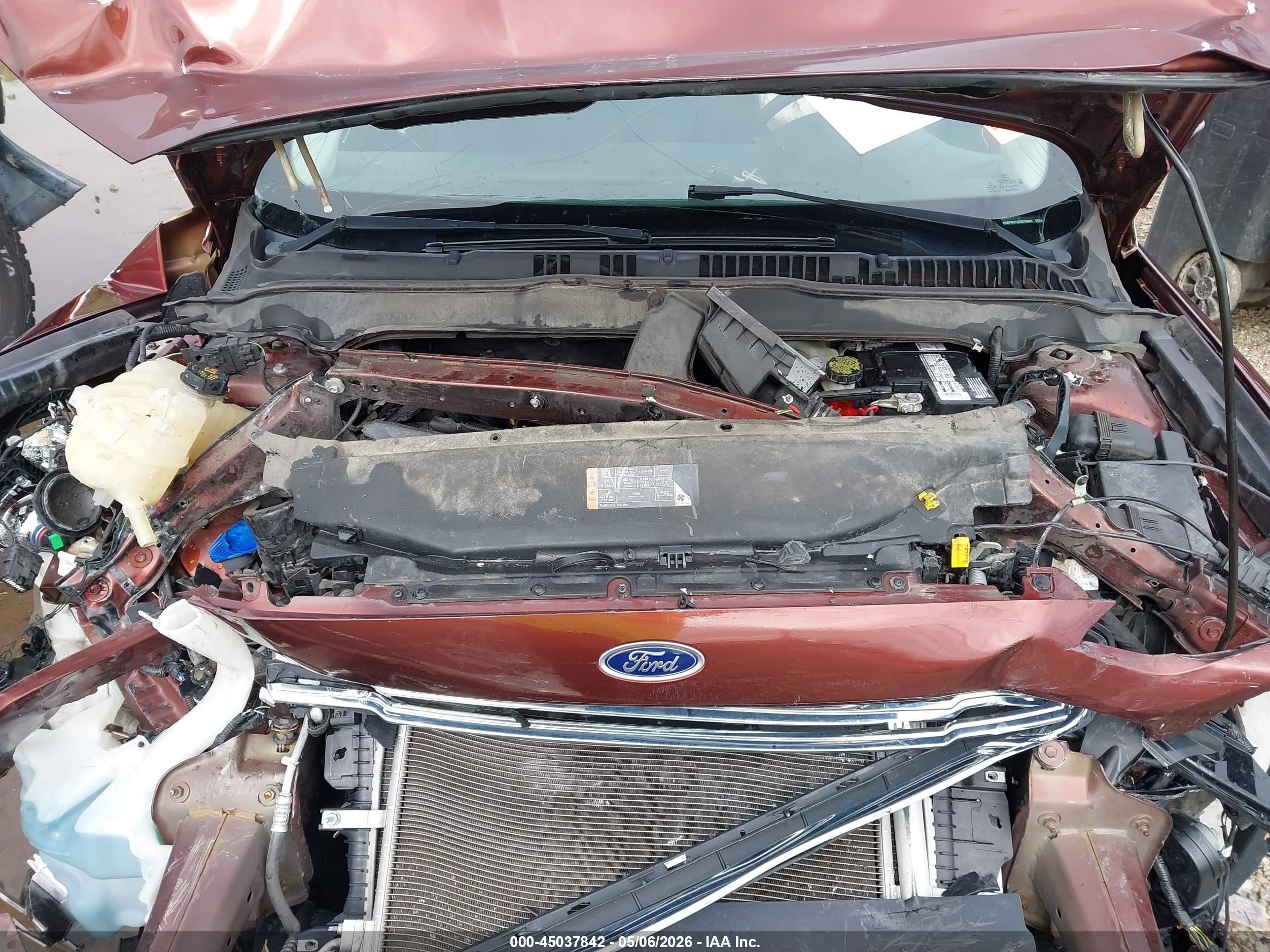 2015 Ford Fusion Se Maroon vin: 3FA6P0H7XFR278085