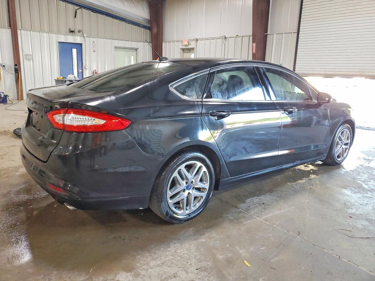 2015 Ford Fusion Se Black vin: 3FA6P0H7XFR296845