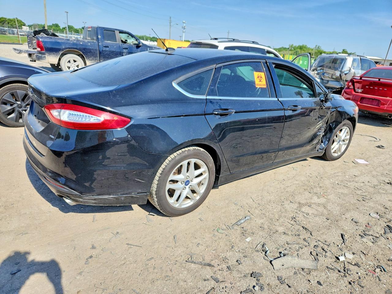 2016 Ford Fusion Se Black vin: 3FA6P0H7XGR175315