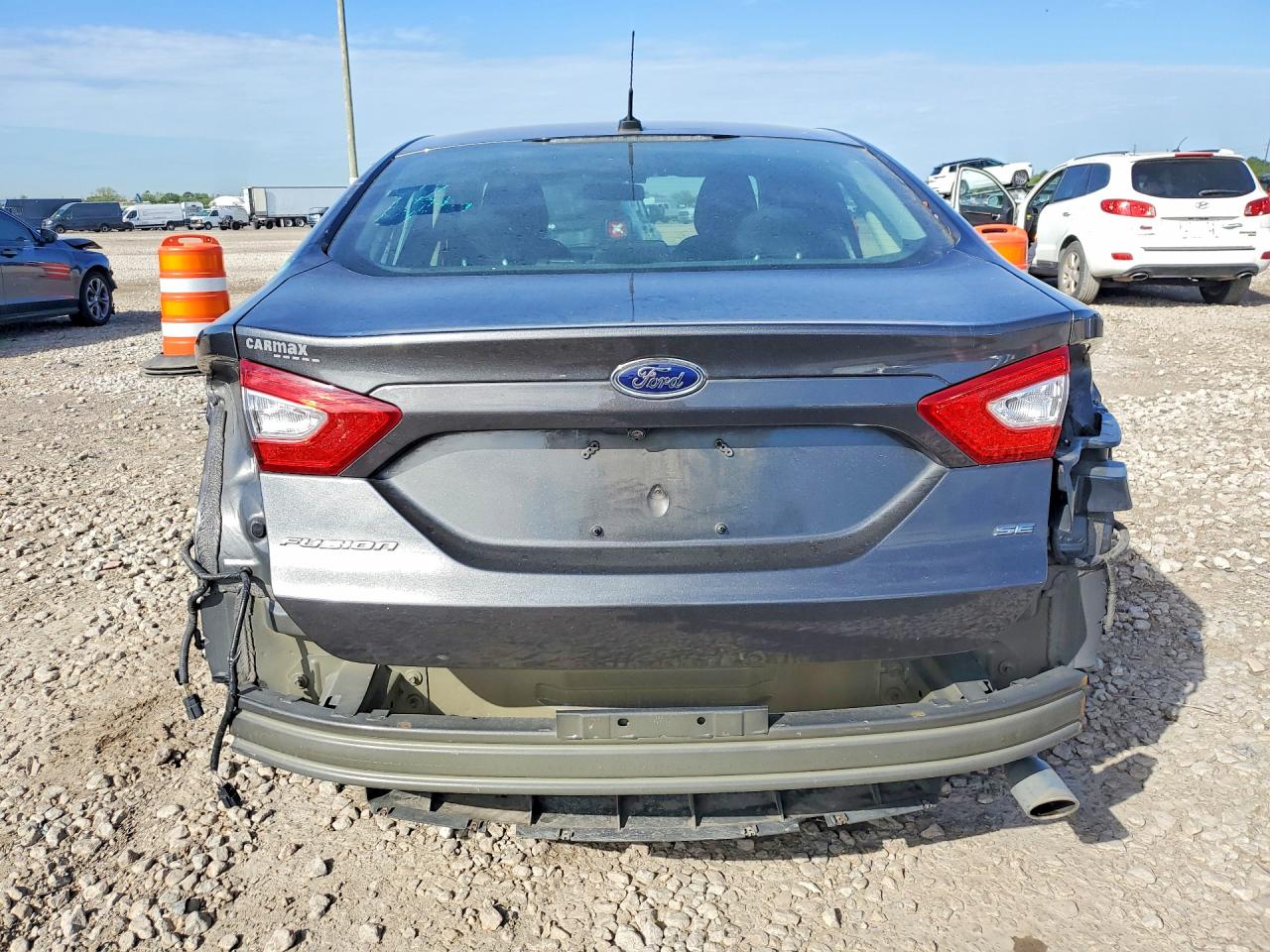 2016 Ford Fusion Se Gray vin: 3FA6P0H7XGR279139