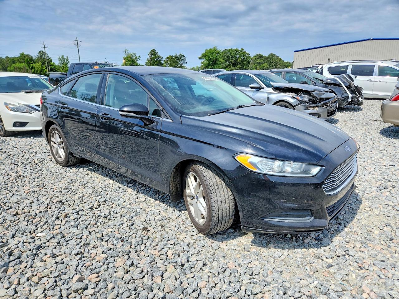 2016 Ford Fusion Se Черный vin: 3FA6P0H7XGR296491