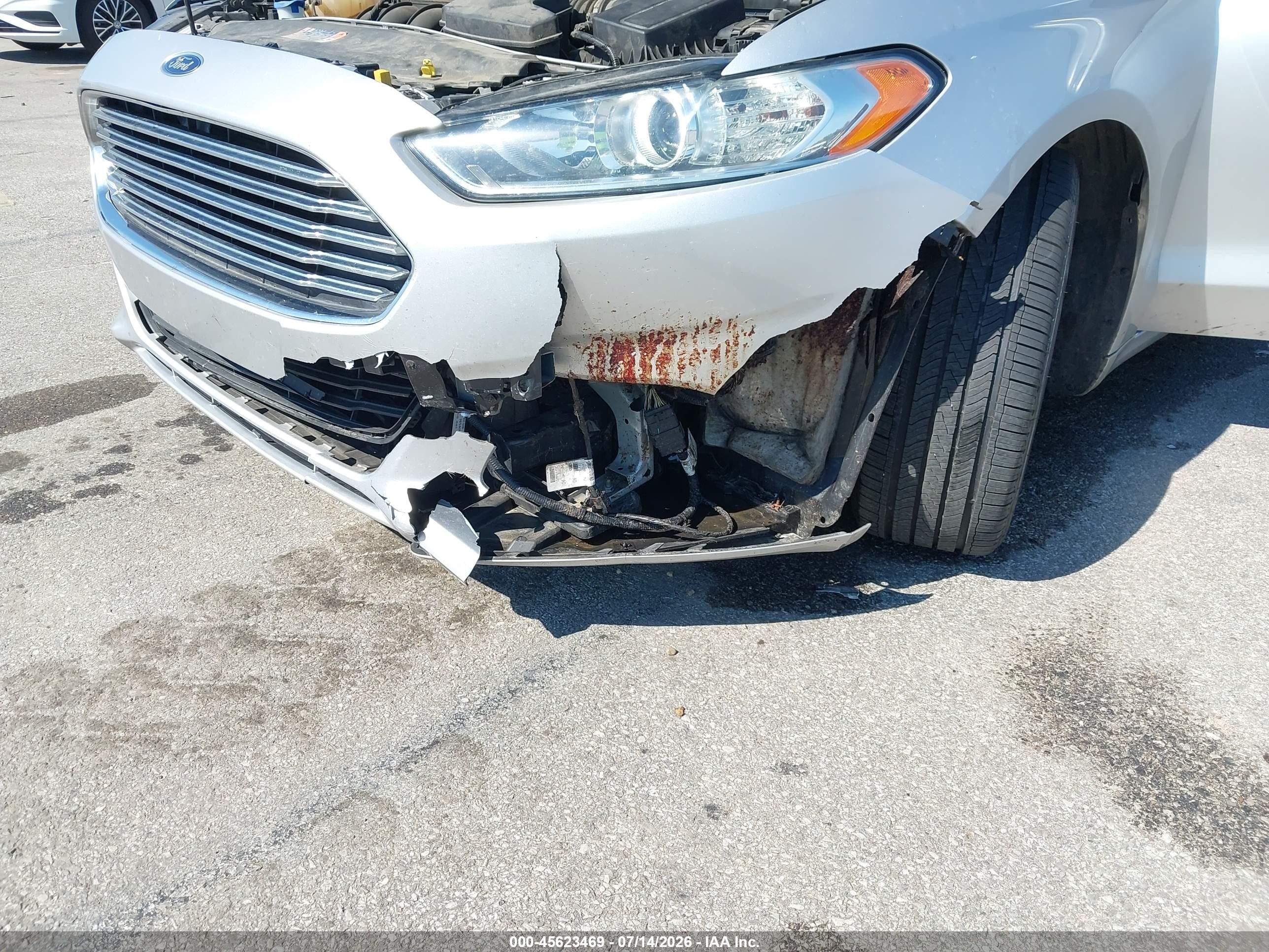 2016 Ford Fusion Se Серебряный vin: 3FA6P0H7XGR389513