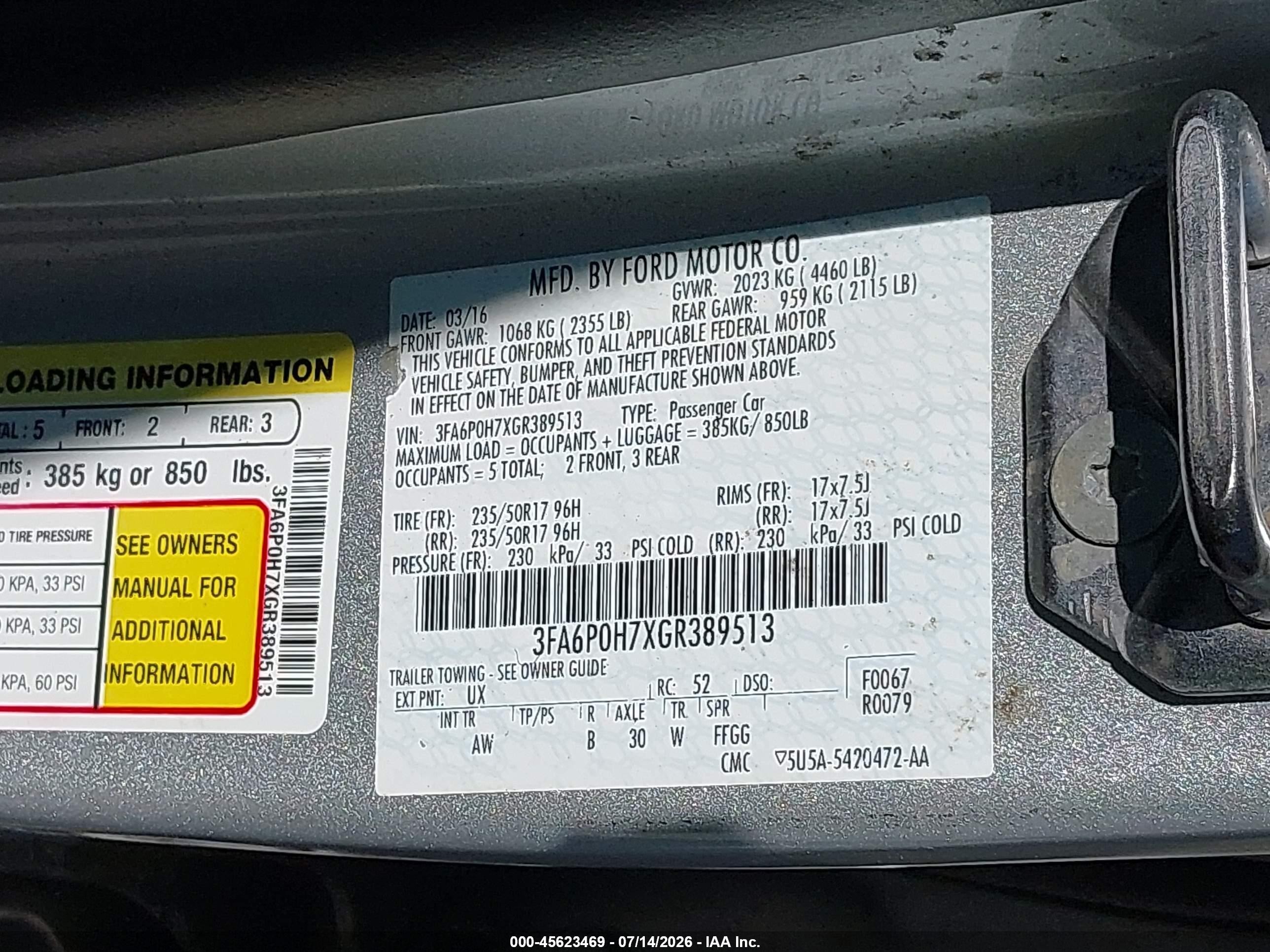 2016 Ford Fusion Se Серебряный vin: 3FA6P0H7XGR389513