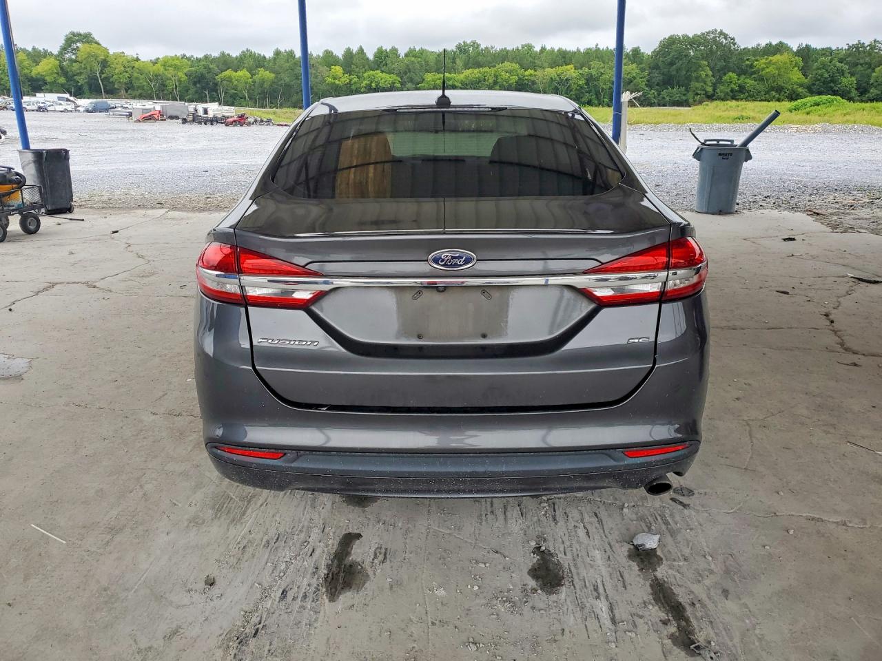 2018 Ford Fusion Se Серый vin: 3FA6P0H7XJR104199