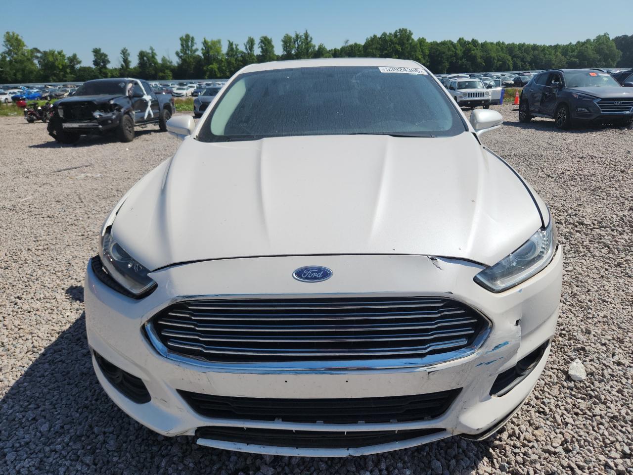 2013 Ford Fusion Se White vin: 3FA6P0H90DR187972