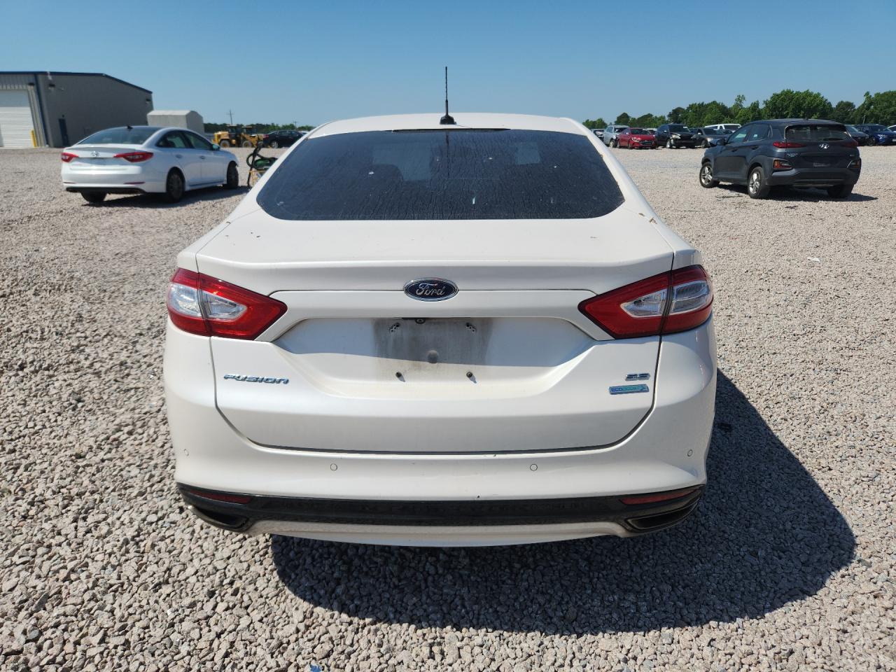 2013 Ford Fusion Se White vin: 3FA6P0H90DR187972