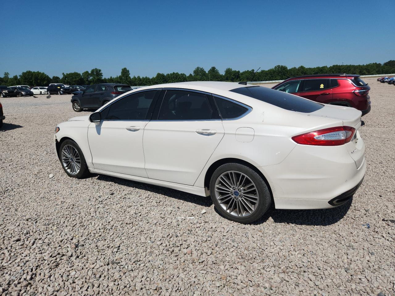 2013 Ford Fusion Se White vin: 3FA6P0H90DR187972