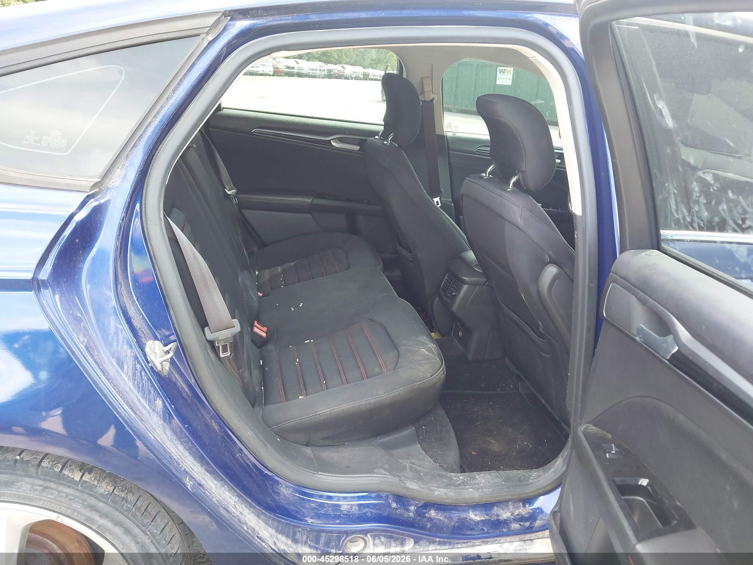 2013 Ford Fusion Se Blue vin: 3FA6P0H90DR240301