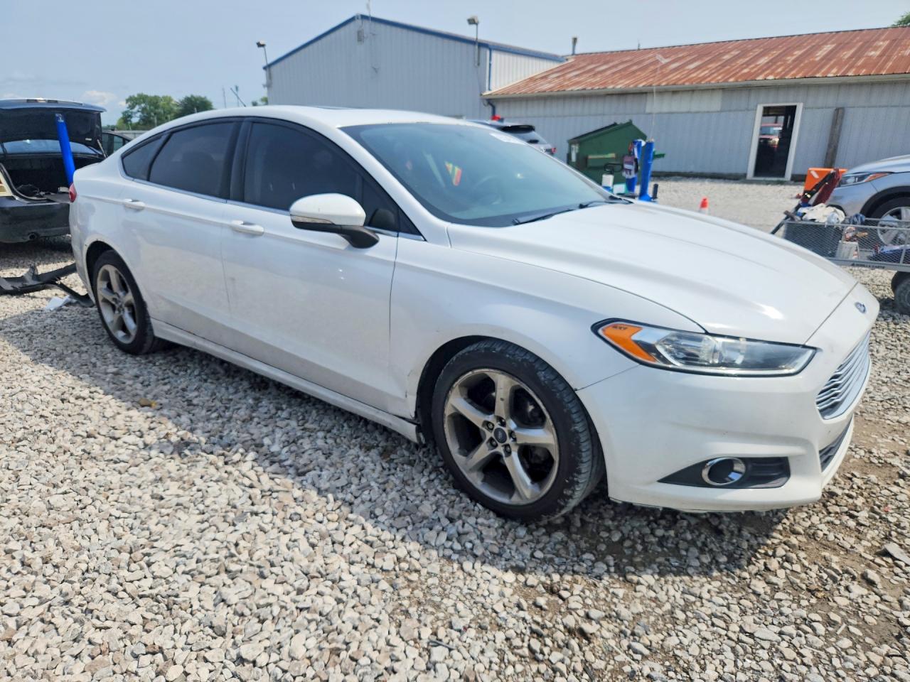 2013 Ford Fusion Se White vin: 3FA6P0H90DR241190