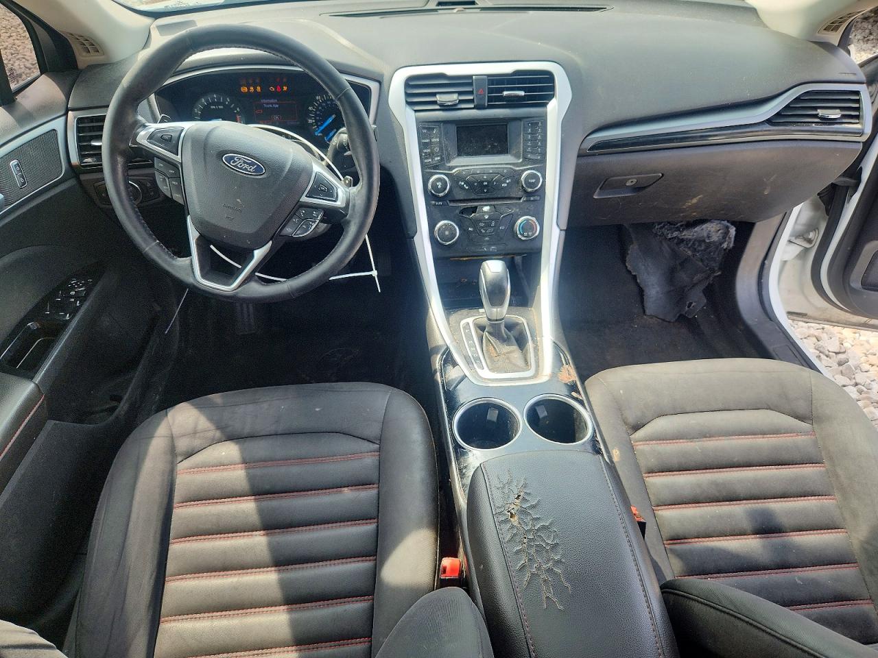 2013 Ford Fusion Se White vin: 3FA6P0H90DR241190