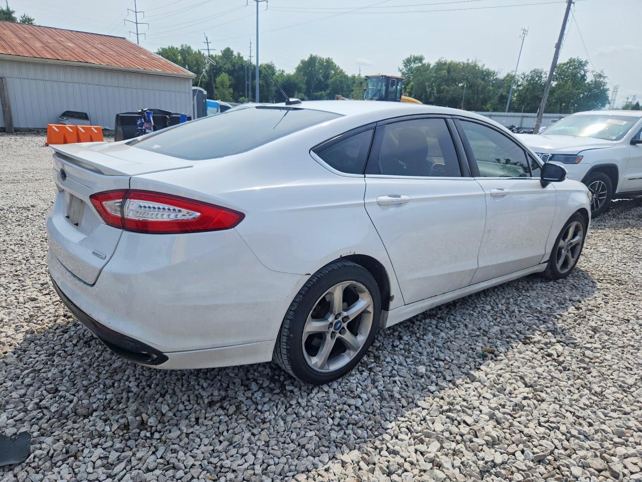2013 Ford Fusion Se White vin: 3FA6P0H90DR241190