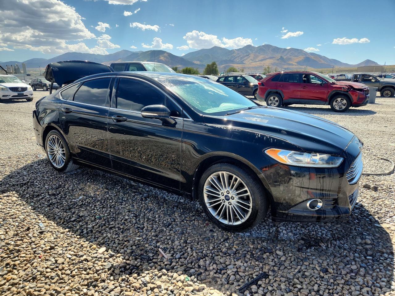 2013 Ford Fusion Se Black vin: 3FA6P0H90DR310640