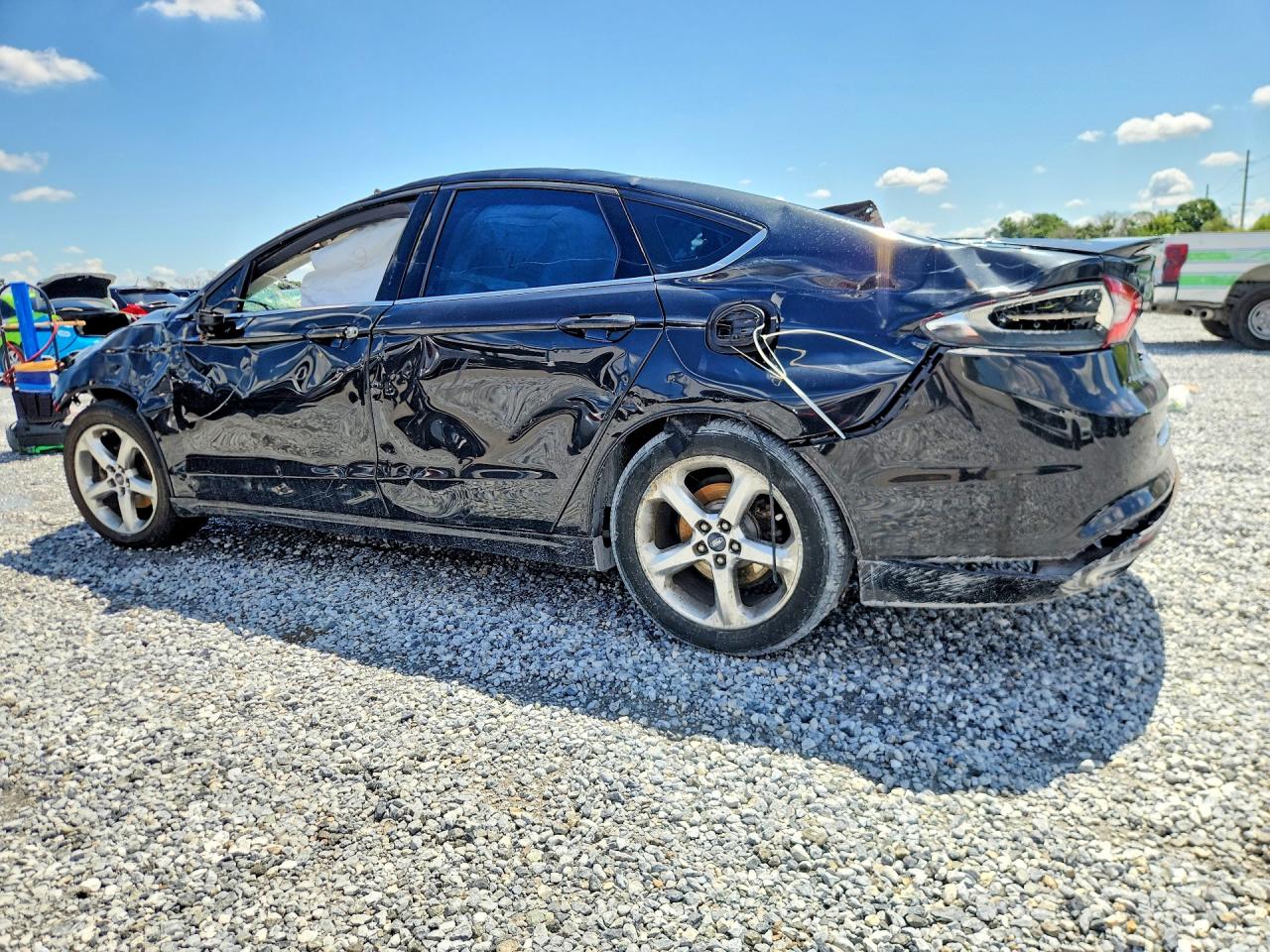 2014 Ford Fusion Se Black vin: 3FA6P0H90ER133797