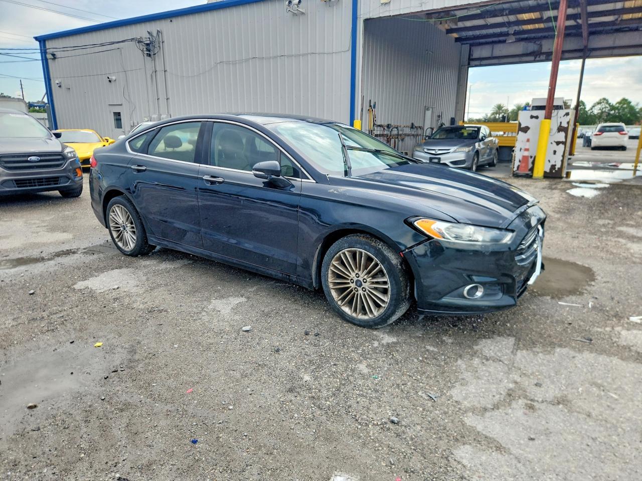 2014 Ford Fusion Black vin: 3FA6P0H90ER170798