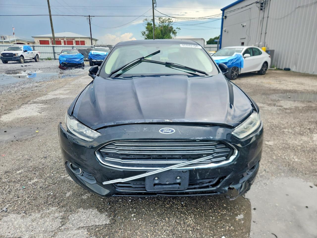 2014 Ford Fusion Black vin: 3FA6P0H90ER170798