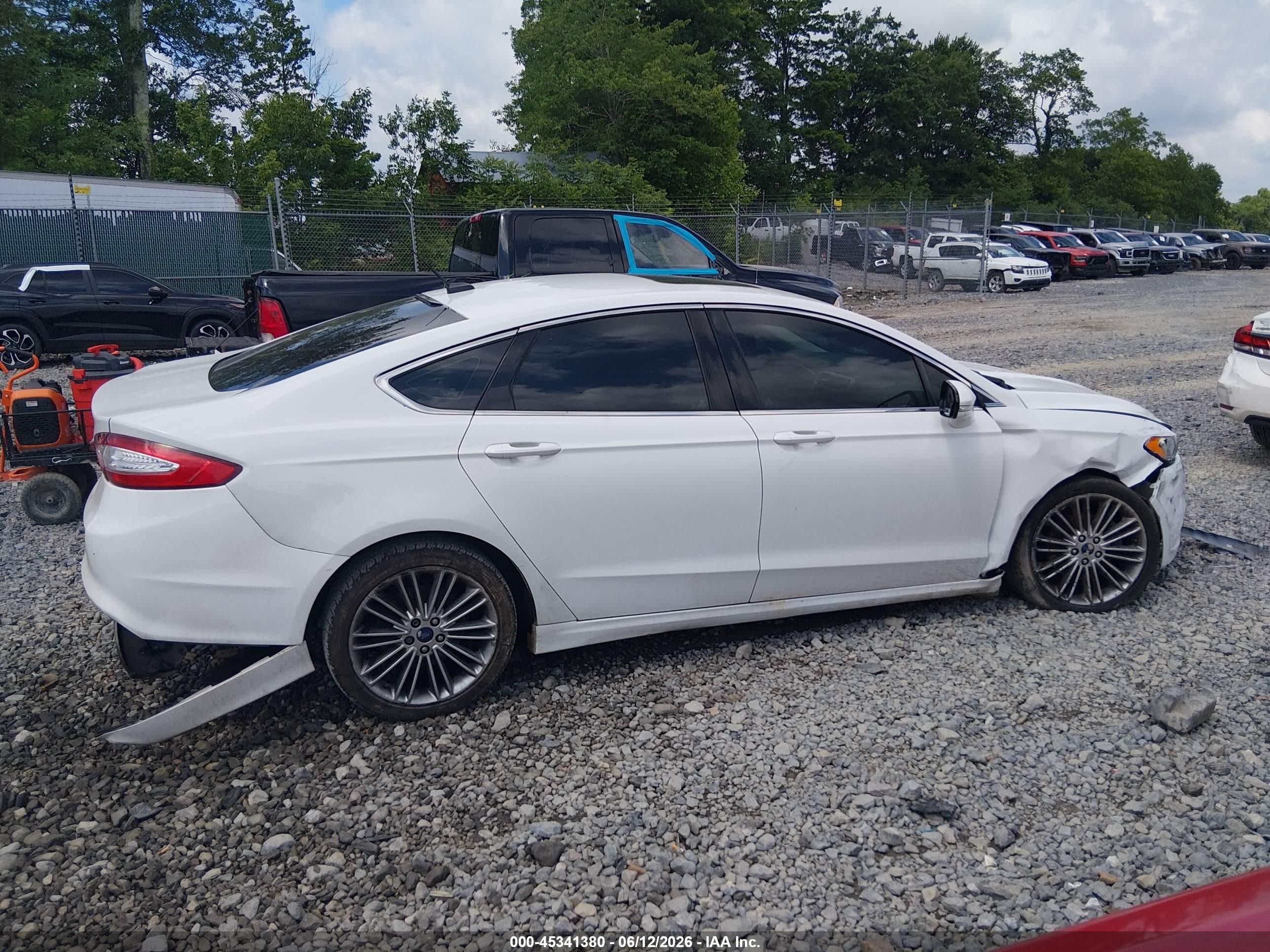 2014 Ford Fusion Se Белый vin: 3FA6P0H90ER187133