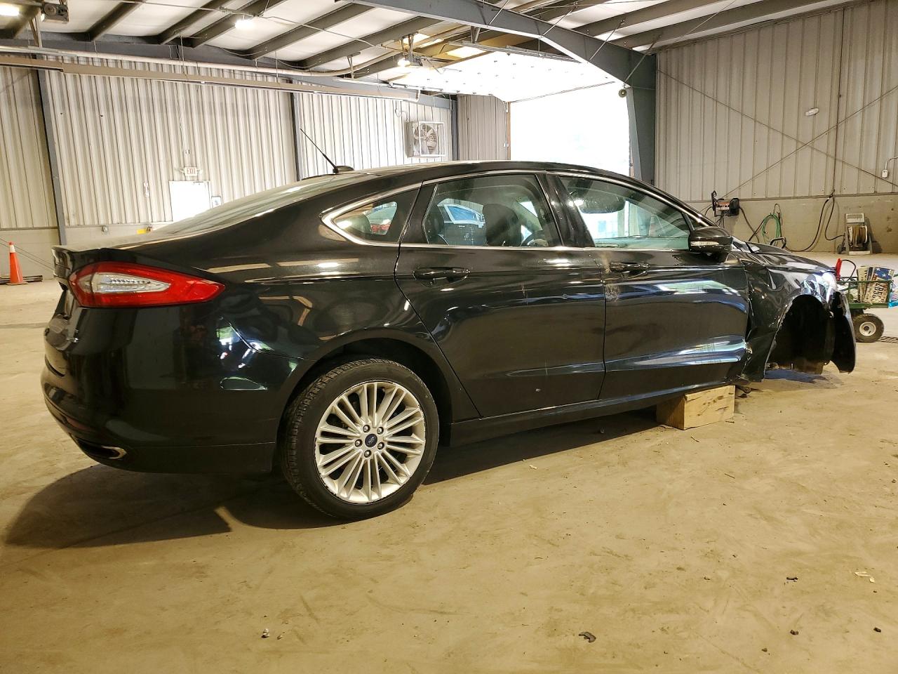 2014 Ford Fusion Se Black vin: 3FA6P0H90ER196169