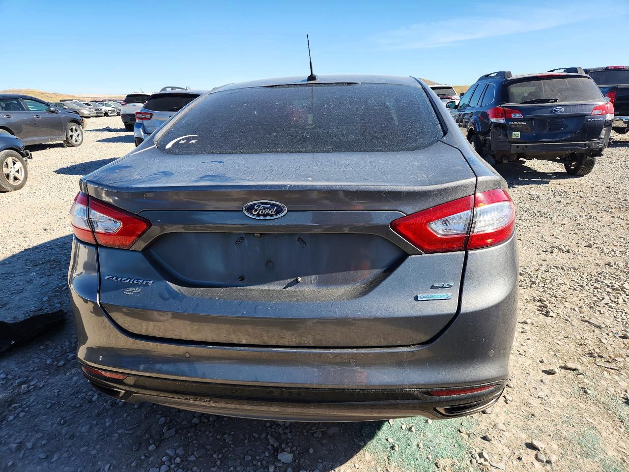 2014 Ford Fusion Se Charcoal vin: 3FA6P0H90ER268620
