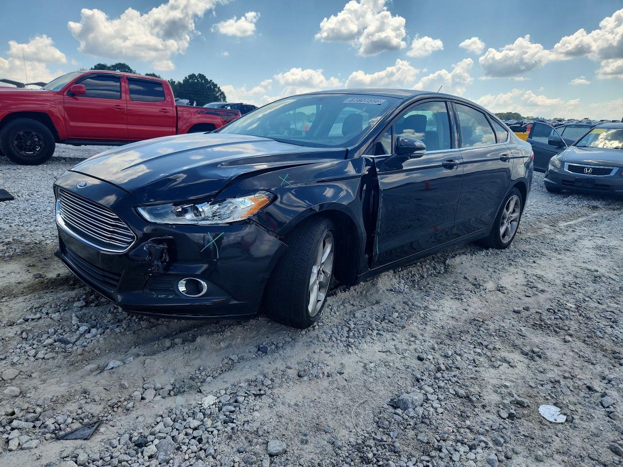 2014 Ford Fusion Se Black vin: 3FA6P0H90ER272117
