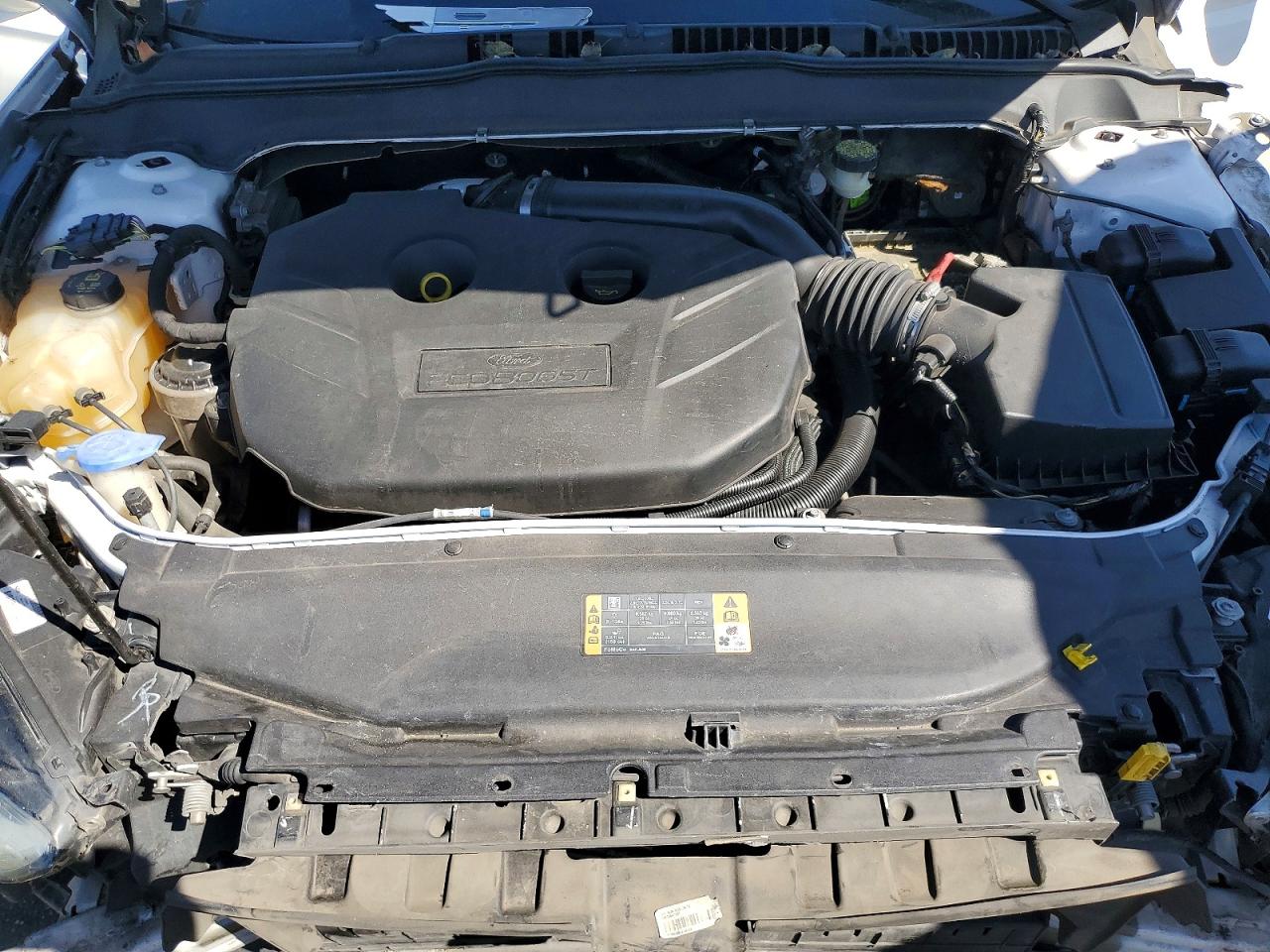 2014 Ford Fusion Se White vin: 3FA6P0H90ER303365