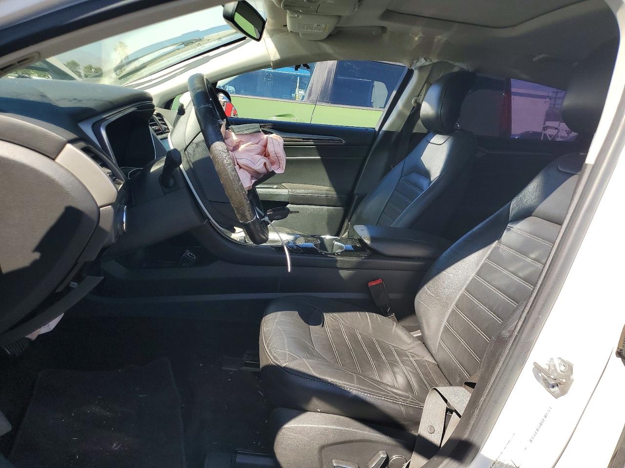 2014 Ford Fusion Se White vin: 3FA6P0H90ER303365